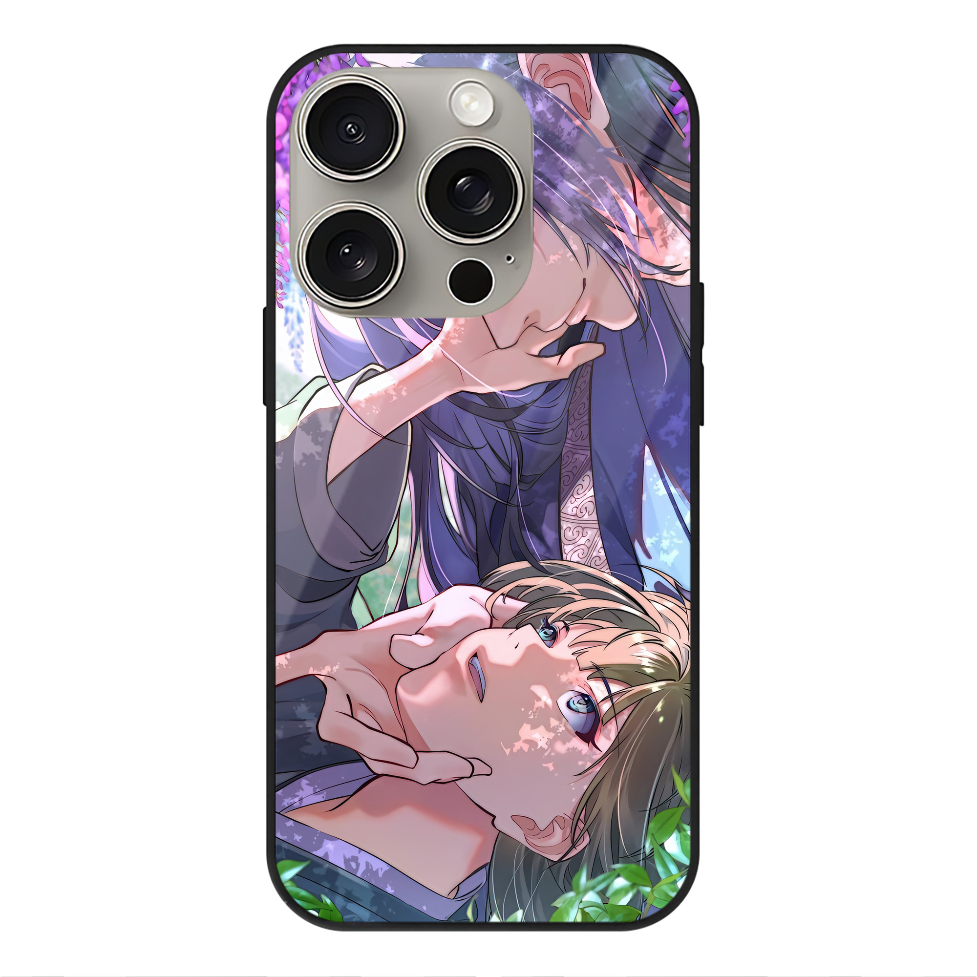 薬屋のひとりごと The Apothecary Diaries 【iPhone15Pro対応】スマホケース 耐衝撃＆黄変防止 背面ガラス