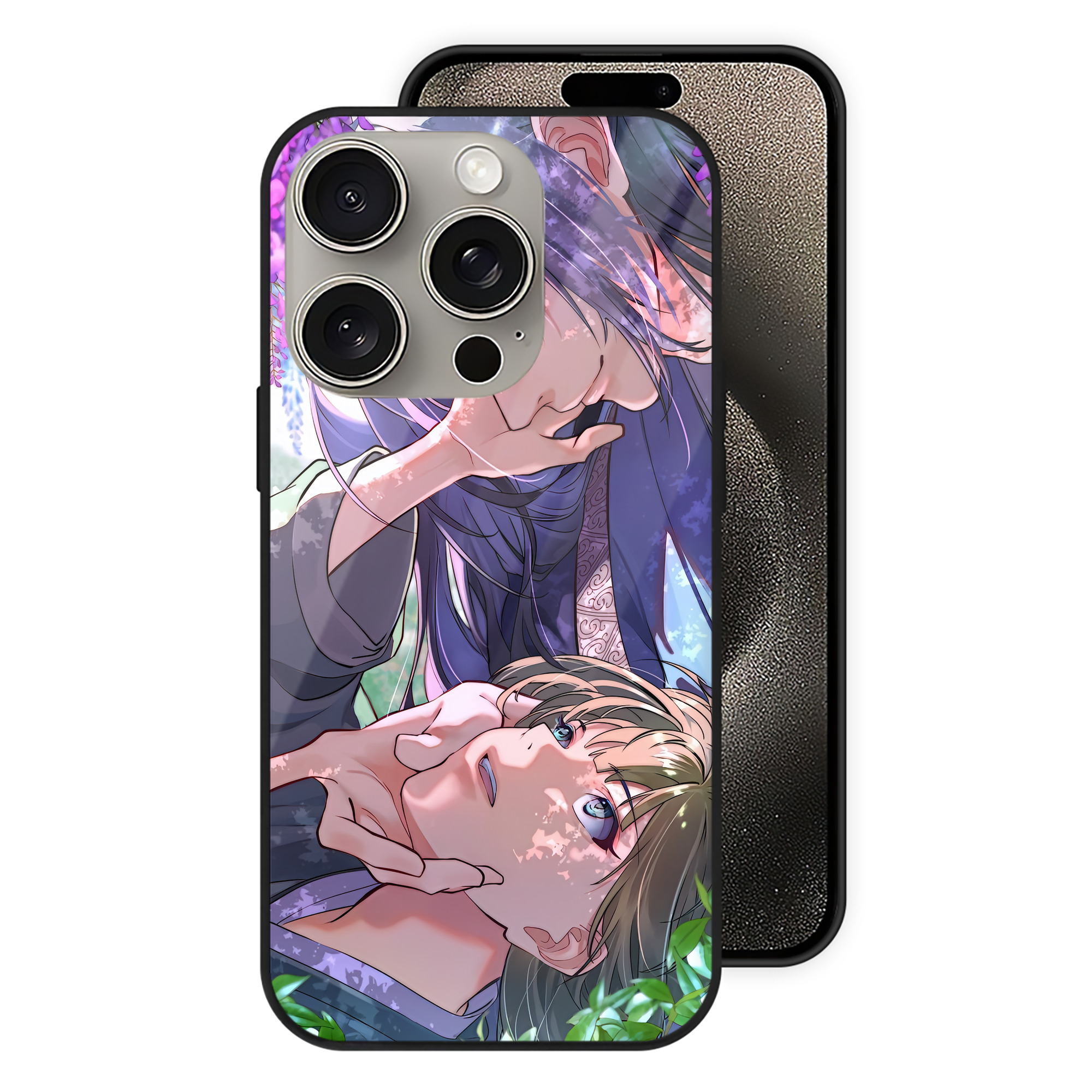 薬屋のひとりごと The Apothecary Diaries 【iPhone15Pro対応】スマホケース 耐衝撃＆黄変防止 背面ガラス