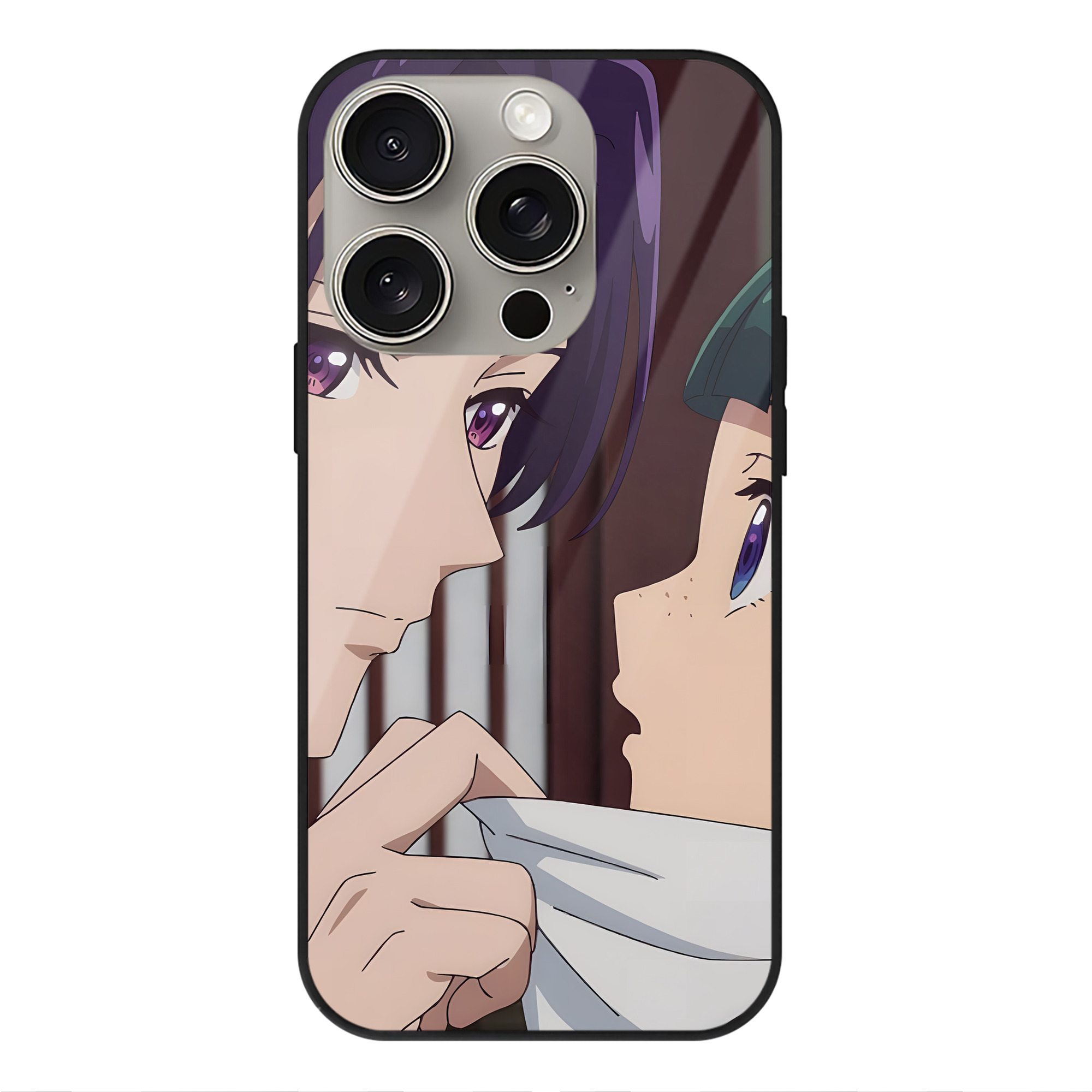 薬屋のひとりごと The Apothecary Diaries 【iPhone15Pro対応】スマホケース 耐衝撃＆黄変防止 背面ガラス