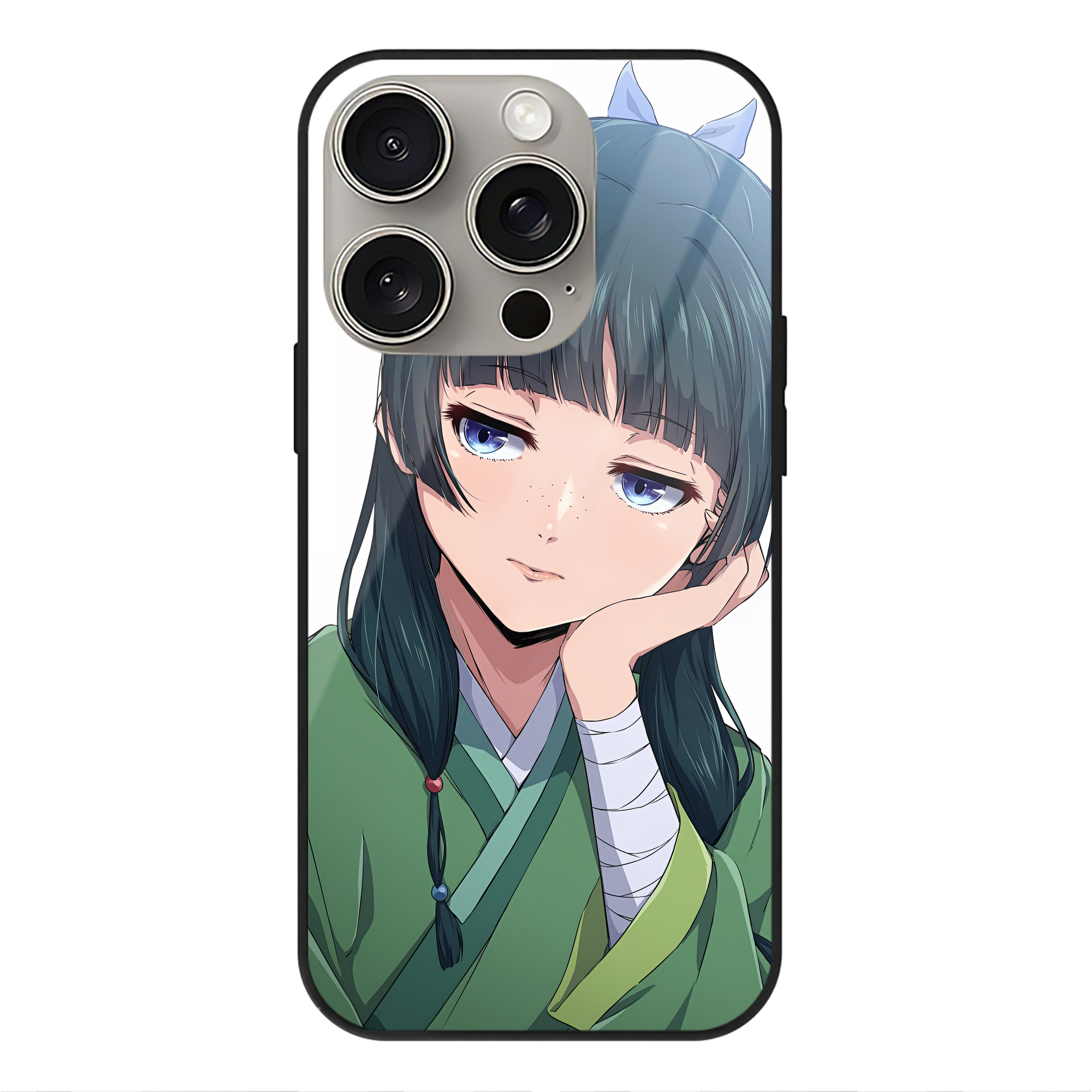 薬屋のひとりごと The Apothecary Diaries 【iPhone15Pro対応】スマホケース 耐衝撃＆黄変防止 背面ガラス