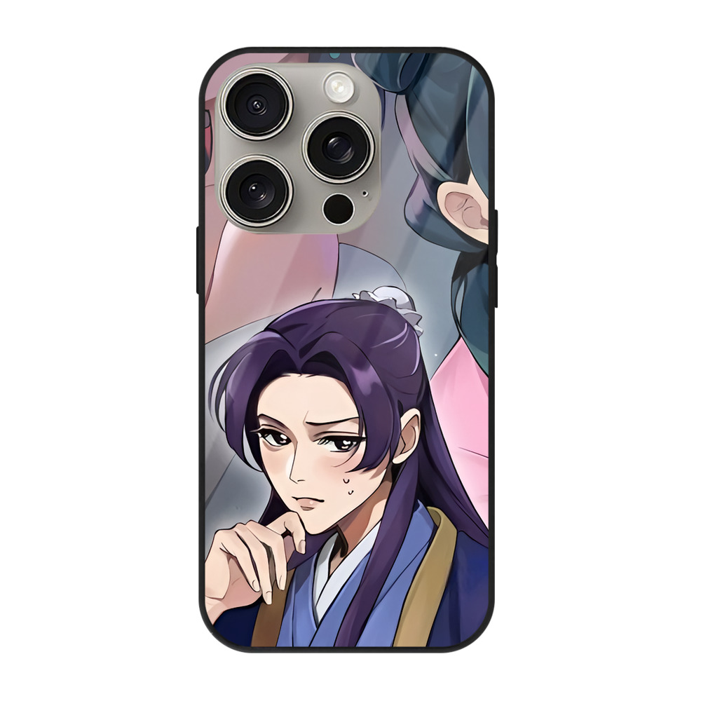 薬屋のひとりごと The Apothecary Diaries 【iPhone15Pro対応】スマホケース 耐衝撃＆黄変防止 背面ガラス