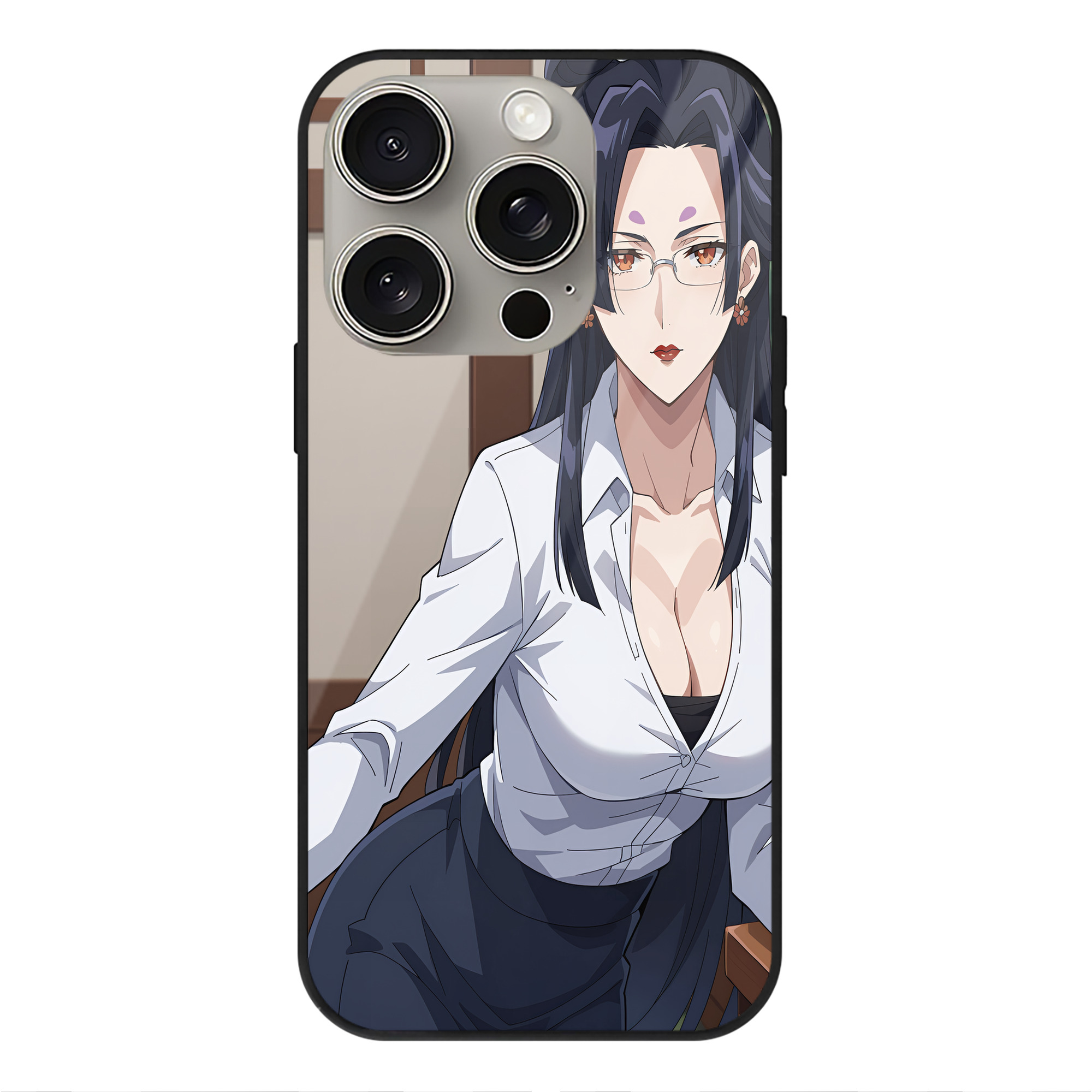 薬屋のひとりごと The Apothecary Diaries 【iPhone15Pro対応】スマホケース 耐衝撃＆黄変防止 背面ガラス