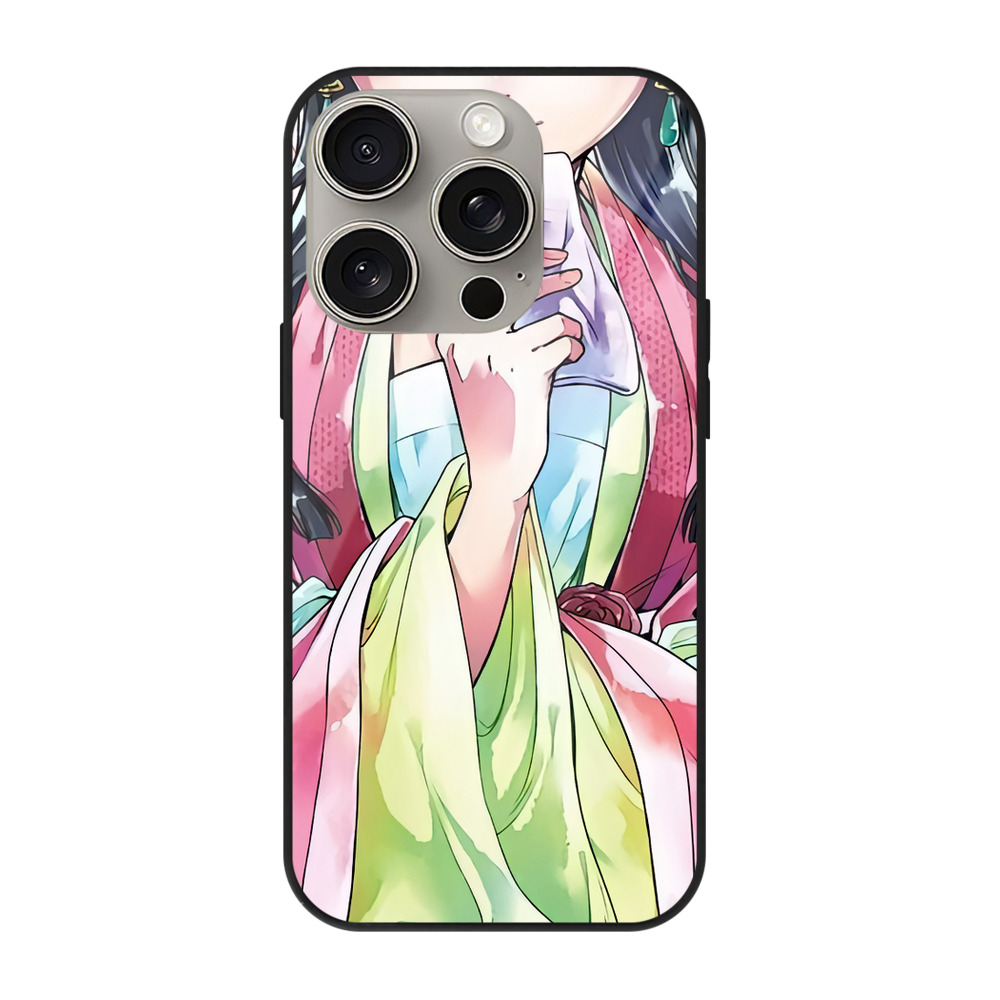 薬屋のひとりごと The Apothecary Diaries 【iPhone15Pro対応】スマホケース 耐衝撃＆黄変防止 背面ガラス