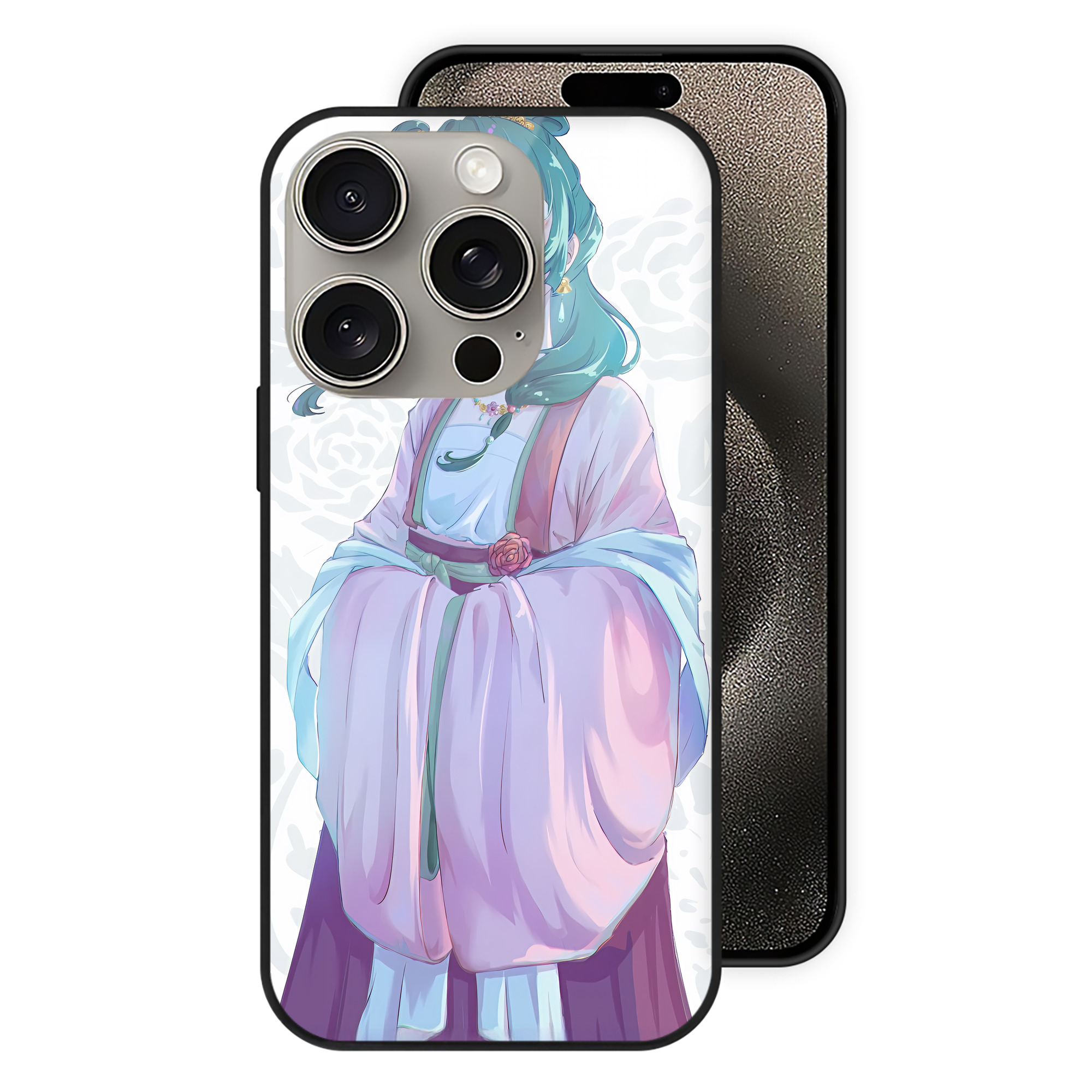 薬屋のひとりごと The Apothecary Diaries 【iPhone15Pro対応】スマホケース 耐衝撃＆黄変防止 背面ガラス