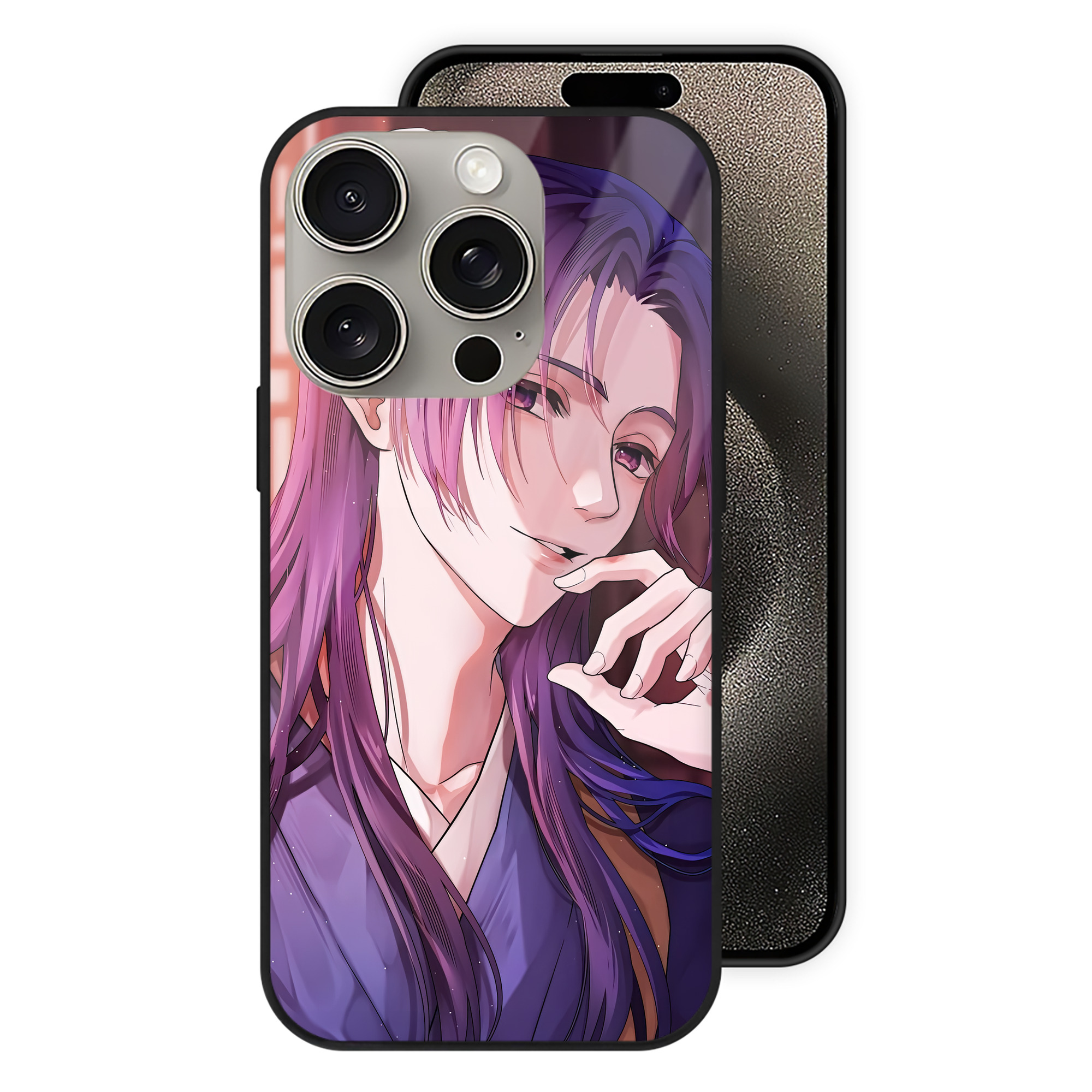 薬屋のひとりごと The Apothecary Diaries 【iPhone15Pro対応】スマホケース 耐衝撃＆黄変防止 背面ガラス