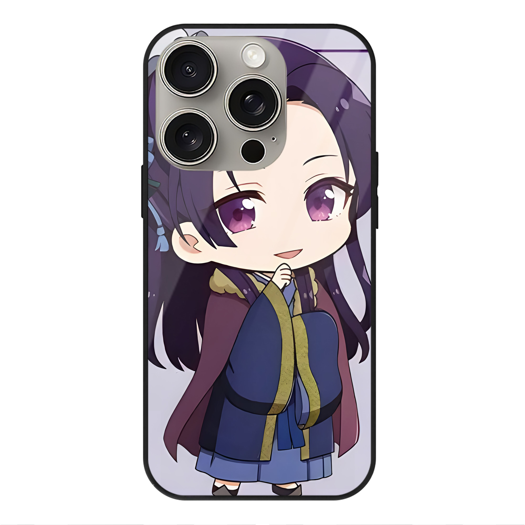 薬屋のひとりごと The Apothecary Diaries 【iPhone15Pro対応】スマホケース 耐衝撃＆黄変防止 背面ガラス