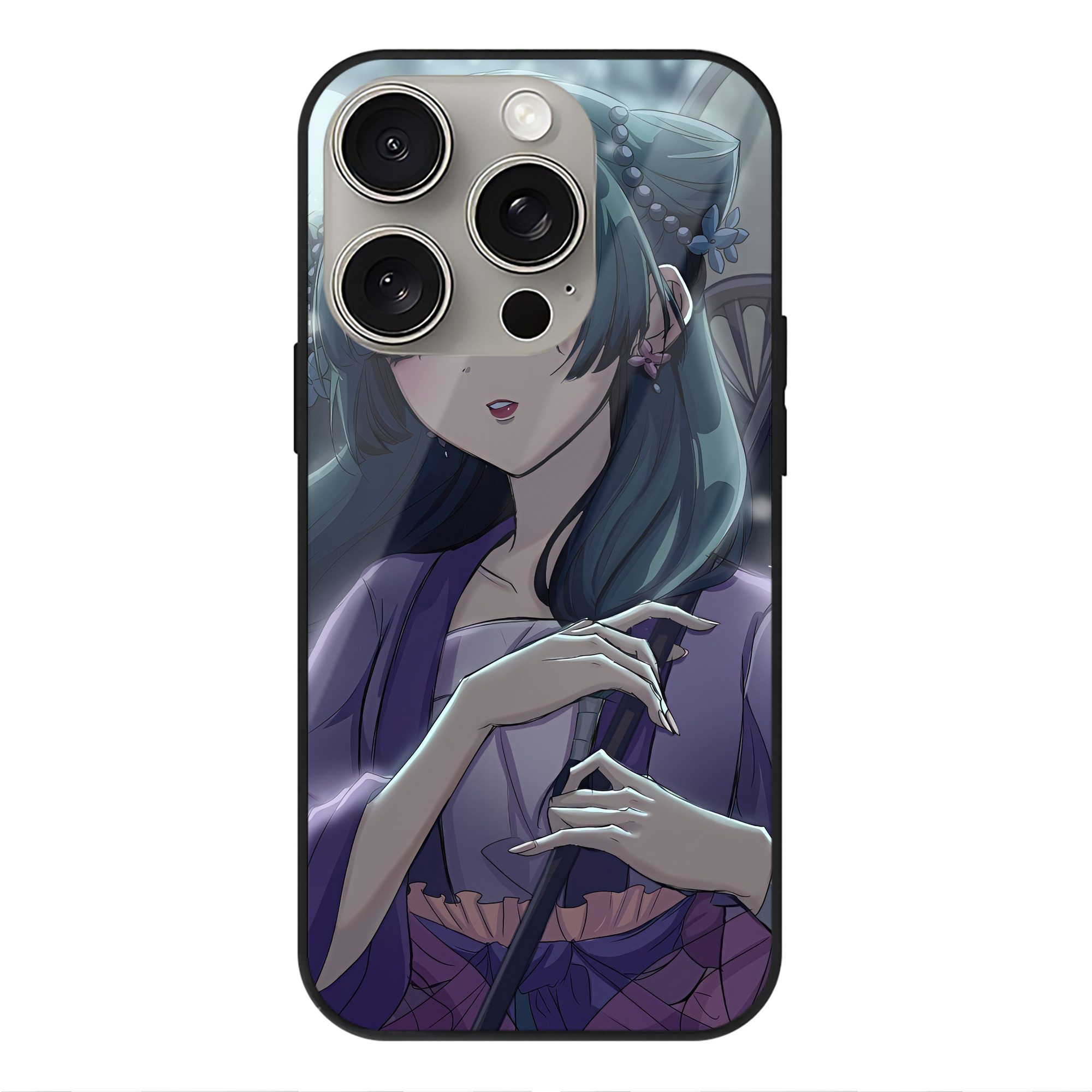 （画像用） 薬屋のひとりごと The Apothecary Diaries 【iPhone15Pro対応】スマホケース 耐衝撃＆黄変防止 背面ガラス