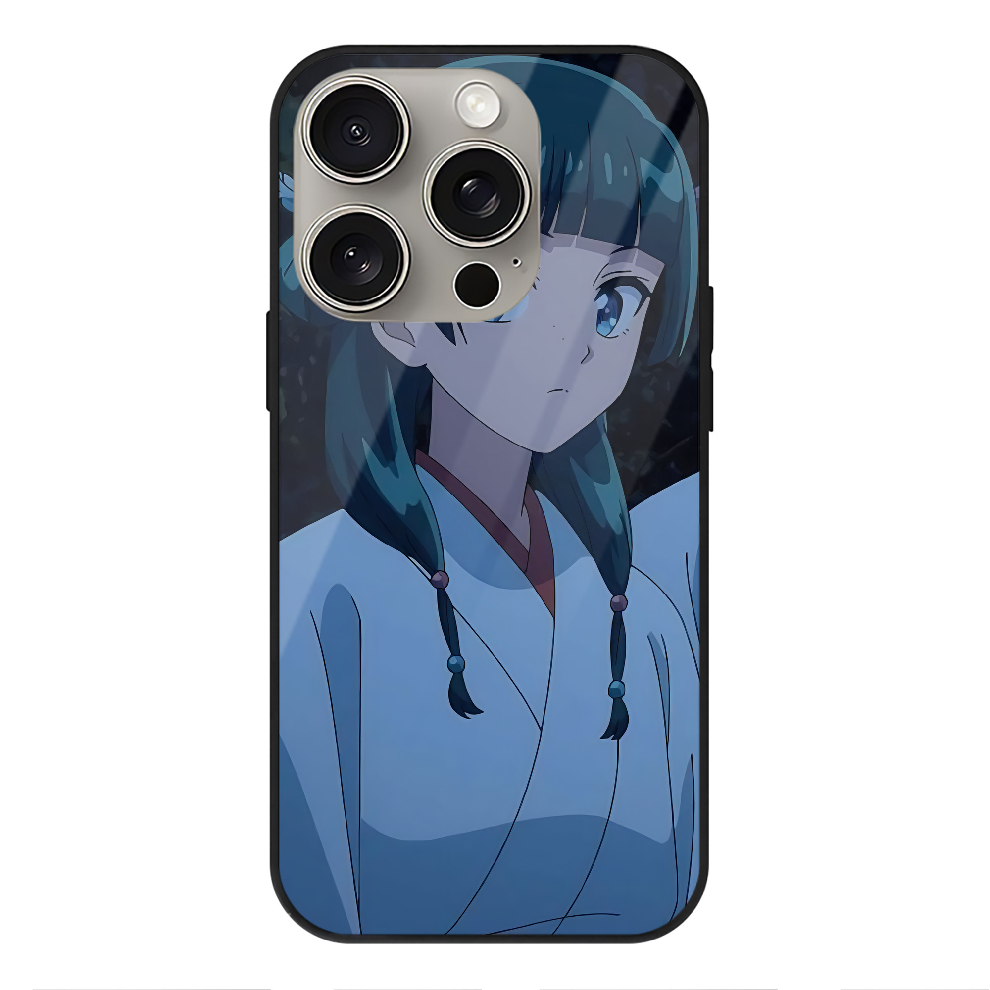 （画像用） 薬屋のひとりごと The Apothecary Diaries 【iPhone15Pro対応】スマホケース 耐衝撃＆黄変防止 背面ガラス