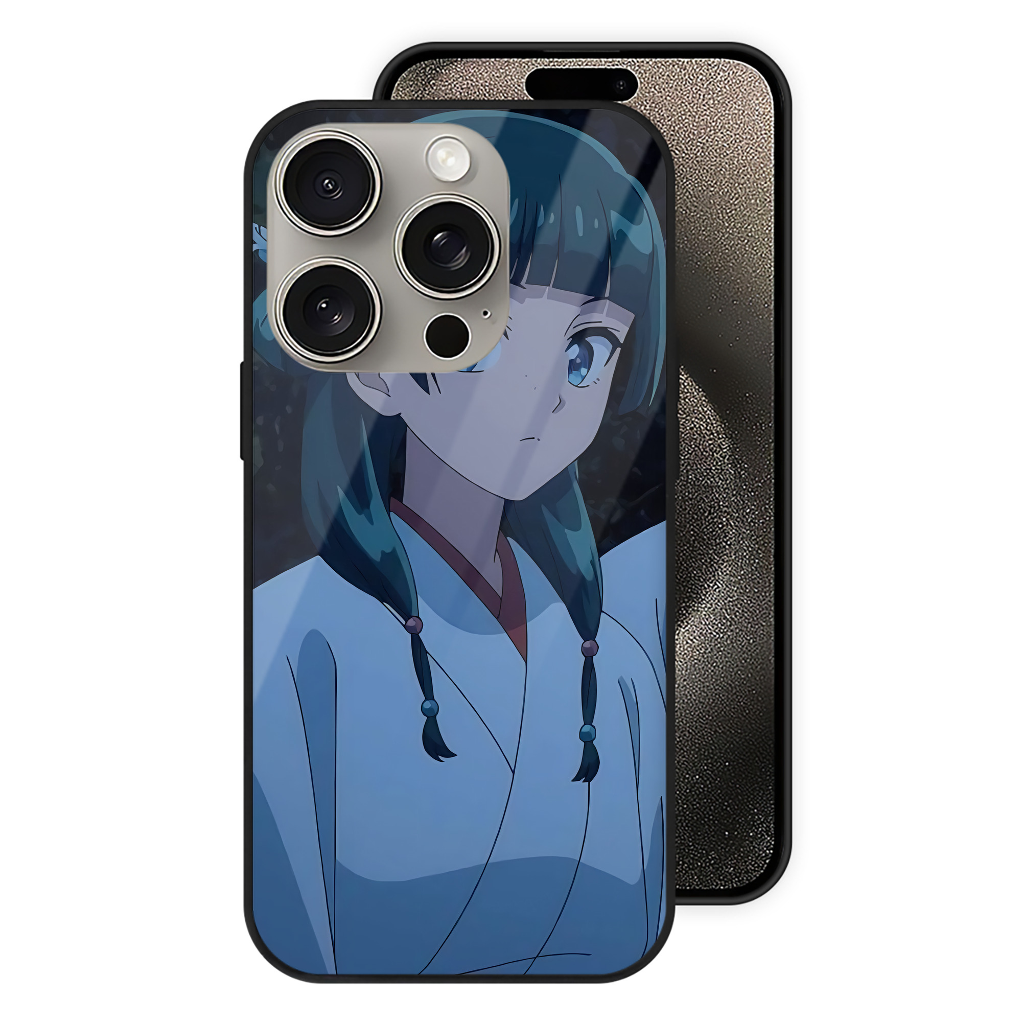 （画像用） 薬屋のひとりごと The Apothecary Diaries 【iPhone15Pro対応】スマホケース 耐衝撃＆黄変防止 背面ガラス