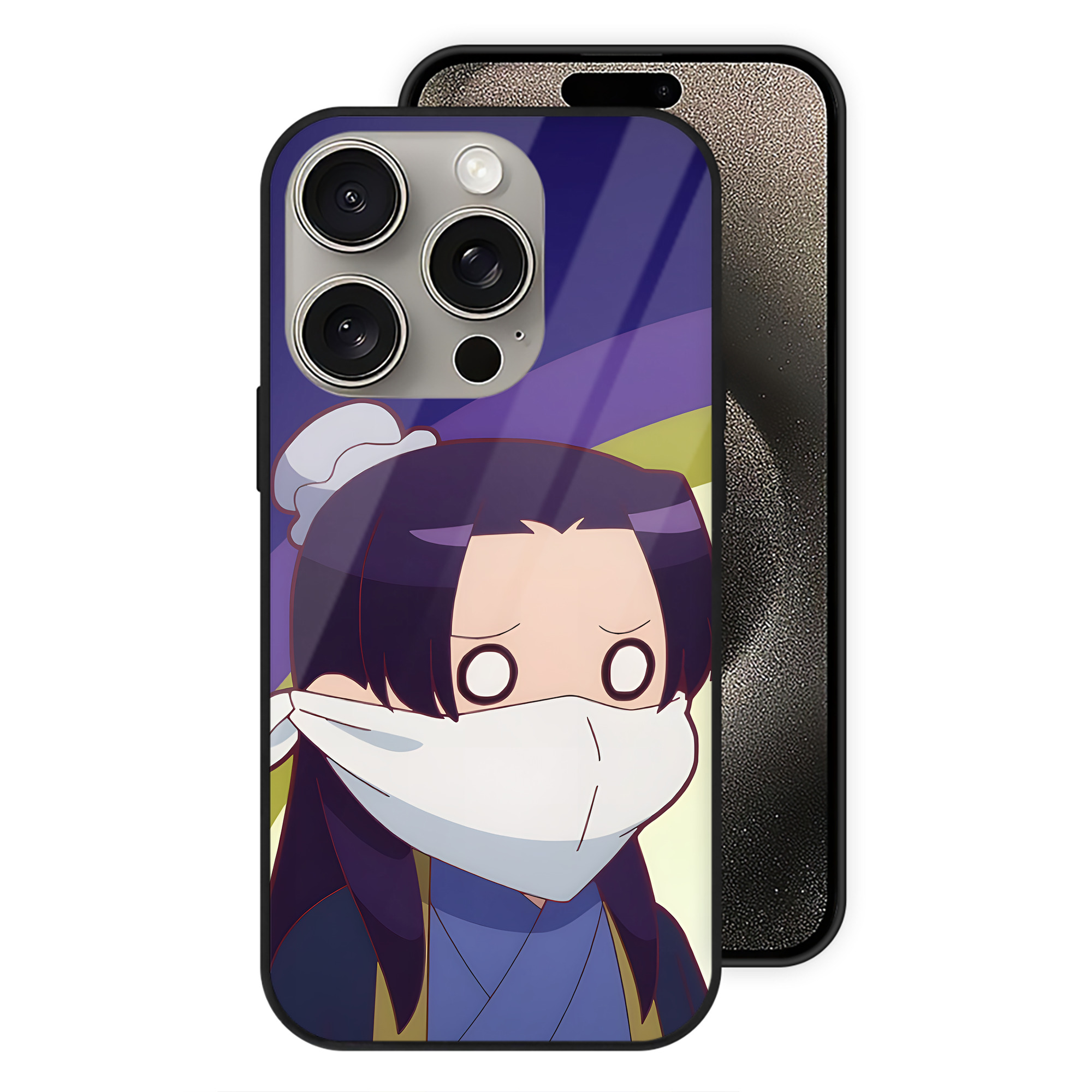 薬屋のひとりごと The Apothecary Diaries 【iPhone15Pro対応】スマホケース 耐衝撃＆黄変防止 背面ガラス