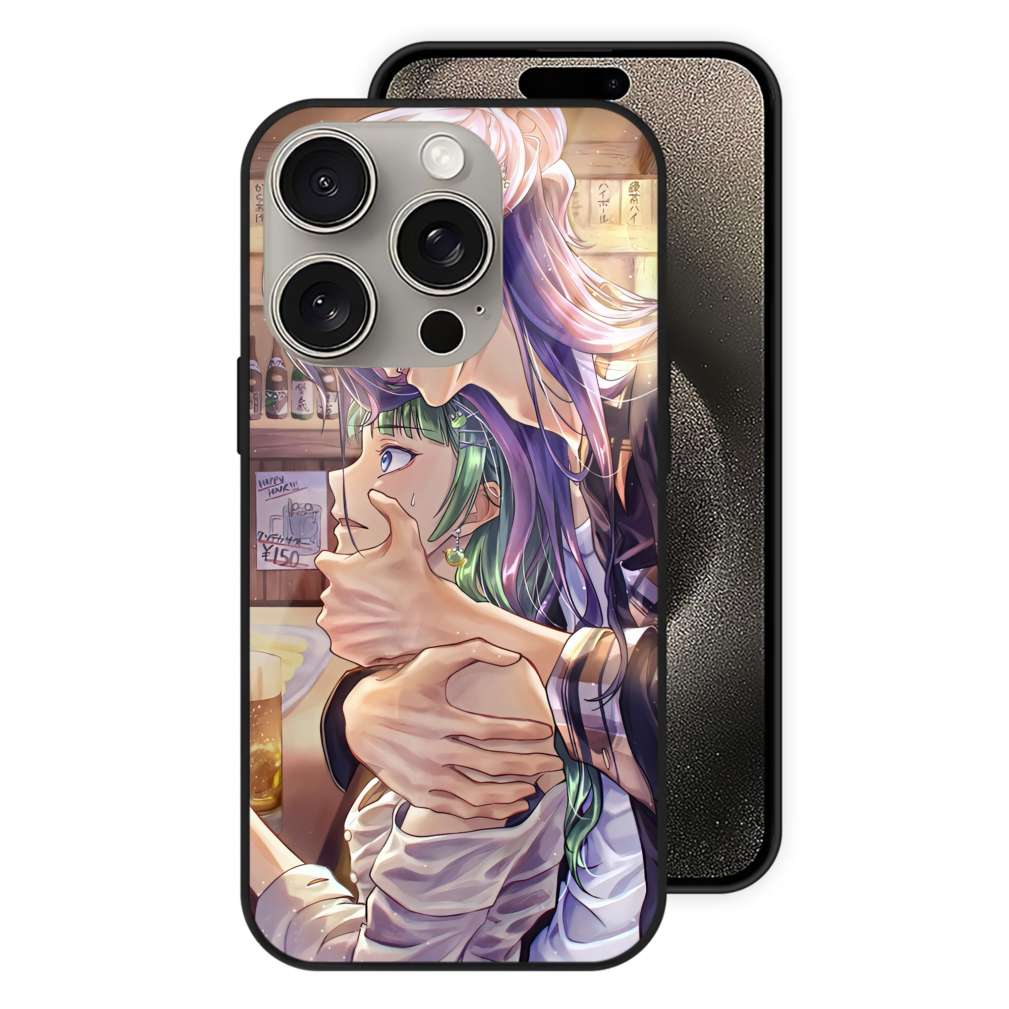 薬屋のひとりごと The Apothecary Diaries 【iPhone15Pro対応】スマホケース 耐衝撃＆黄変防止 背面ガラス