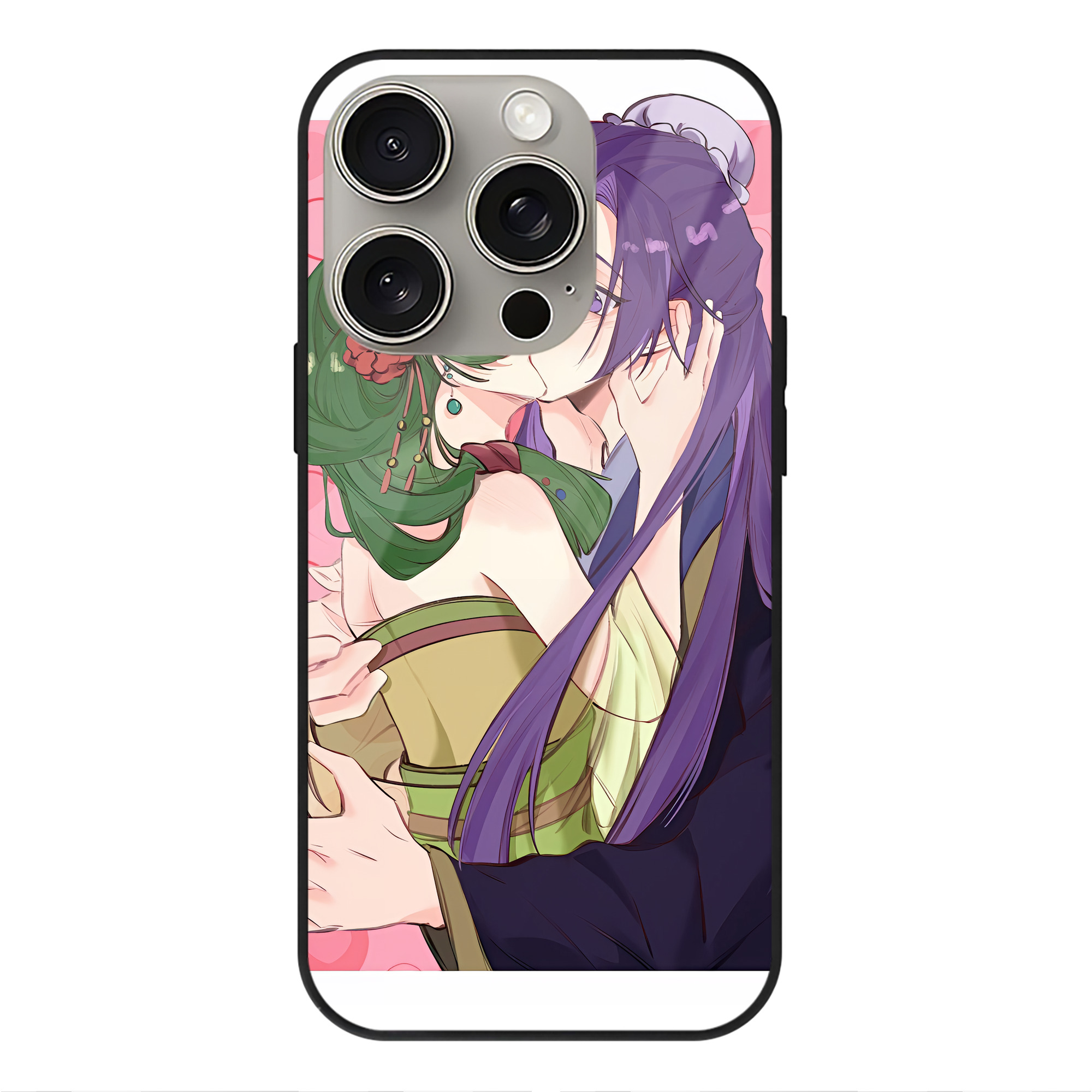 薬屋のひとりごと The Apothecary Diaries 【iPhone15Pro対応】スマホケース 耐衝撃＆黄変防止 背面ガラス
