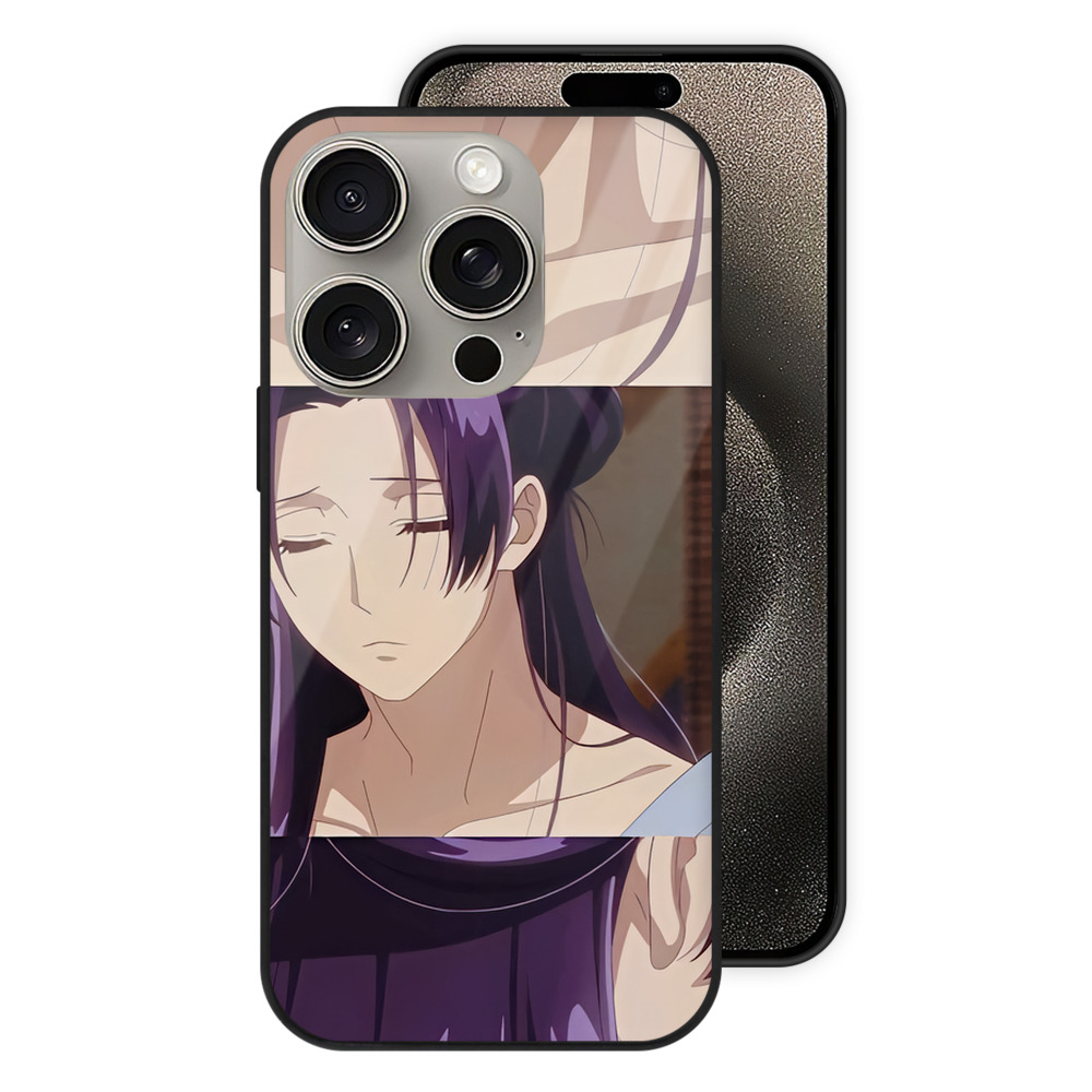 薬屋のひとりごと The Apothecary Diaries 【iPhone15Pro対応】スマホケース 耐衝撃＆黄変防止 背面ガラス