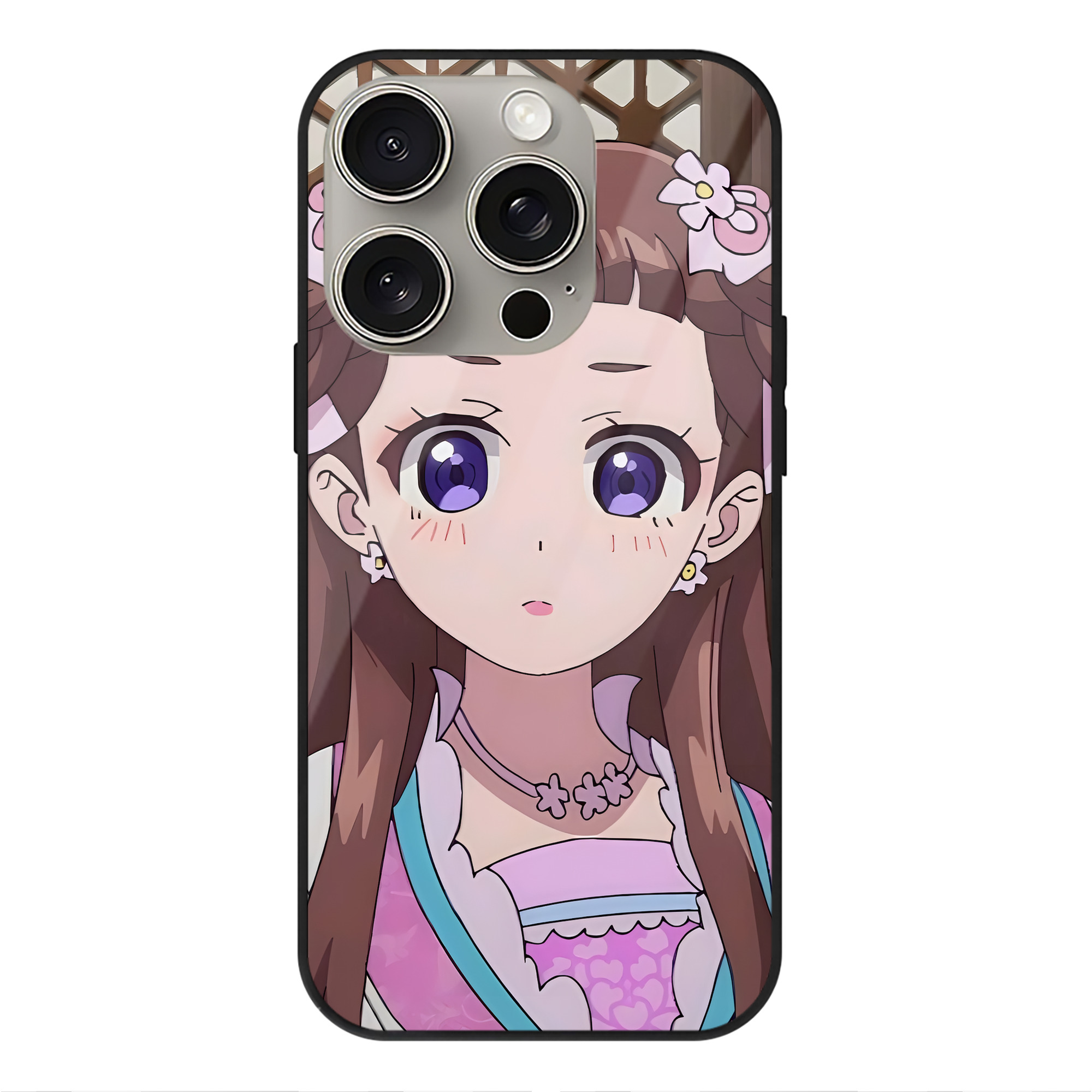 薬屋のひとりごと The Apothecary Diaries 【iPhone15Pro対応】スマホケース 耐衝撃＆黄変防止 背面ガラス