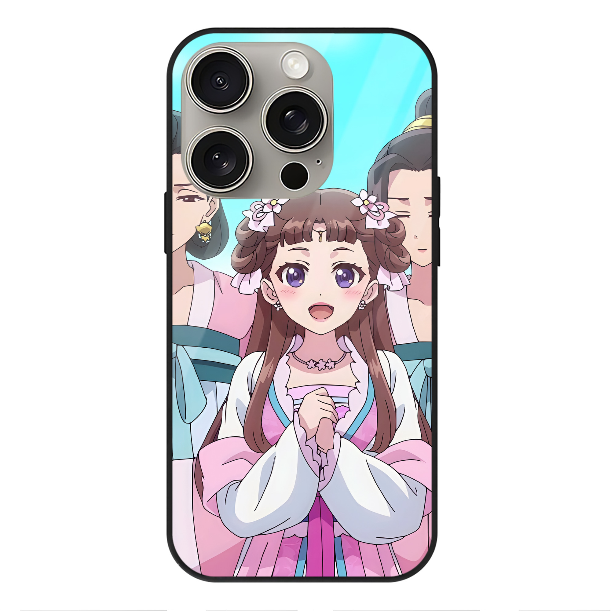 薬屋のひとりごと The Apothecary Diaries 【iPhone15Pro対応】スマホケース 耐衝撃＆黄変防止 背面ガラス
