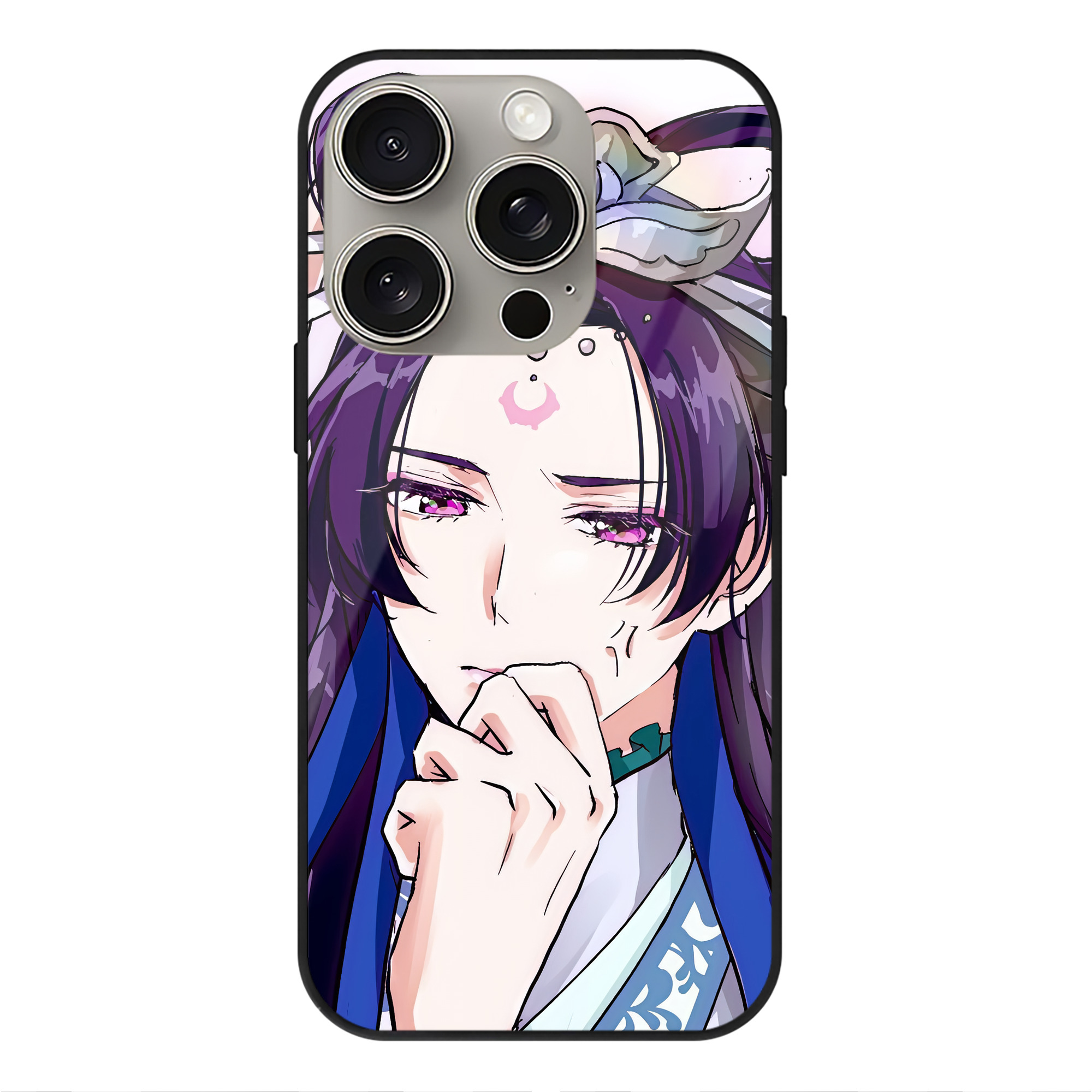 薬屋のひとりごと The Apothecary Diaries 【iPhone15Pro対応】スマホケース 耐衝撃＆黄変防止 背面ガラス