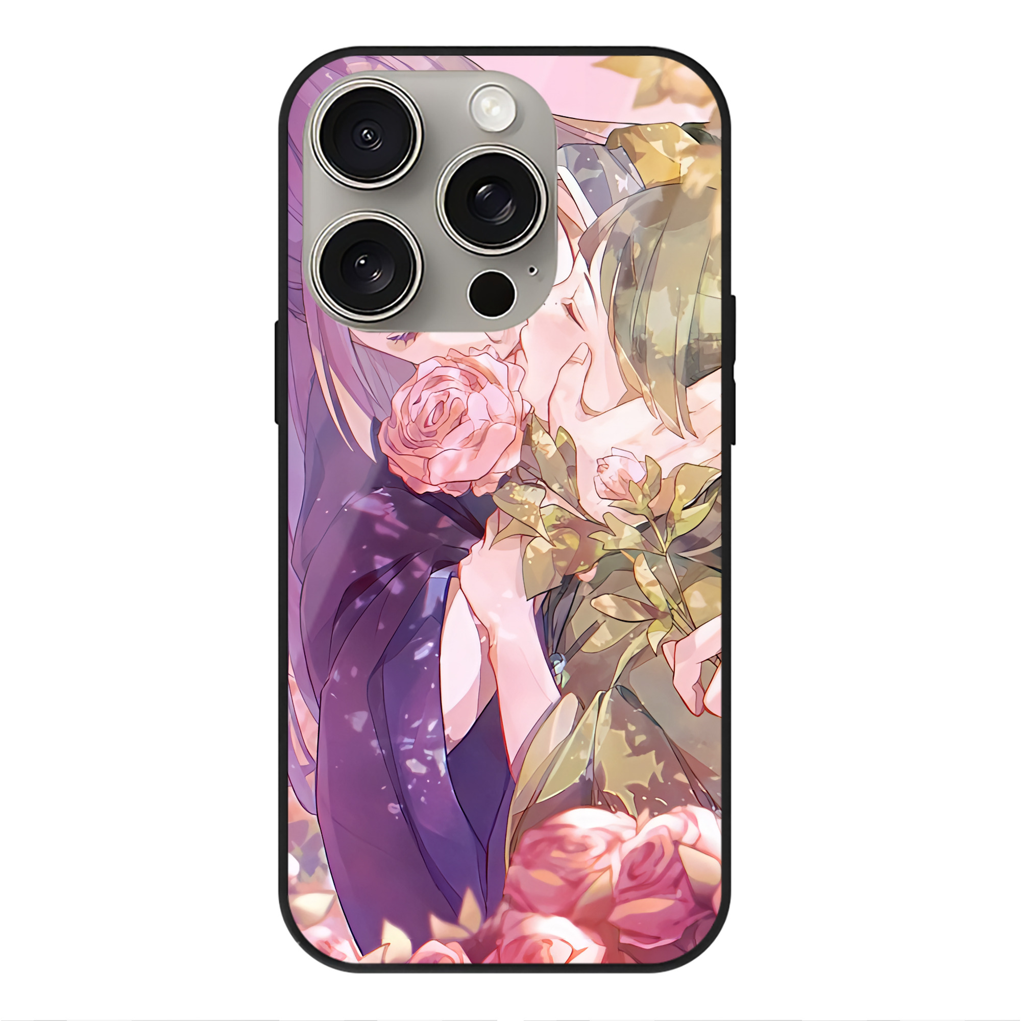 （画像用） 薬屋のひとりごと The Apothecary Diaries 【iPhone15Pro対応】スマホケース 耐衝撃＆黄変防止 背面ガラス