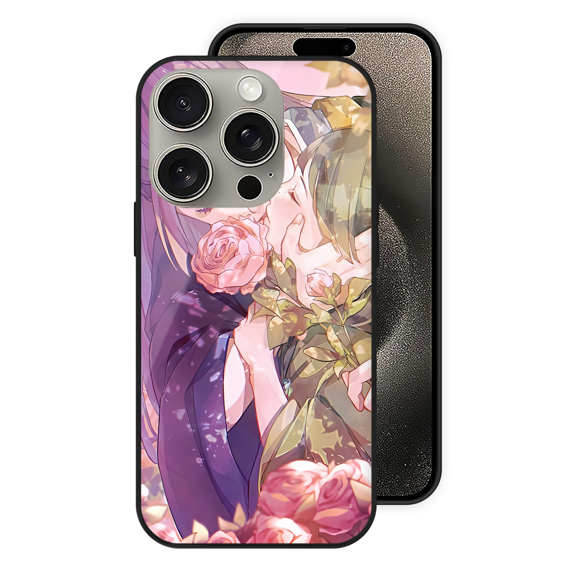 （画像用） 薬屋のひとりごと The Apothecary Diaries 【iPhone15Pro対応】スマホケース 耐衝撃＆黄変防止 背面ガラス