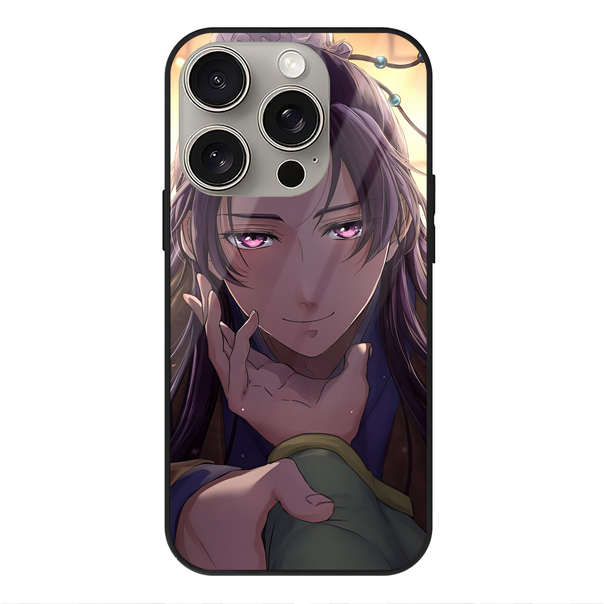 薬屋のひとりごと The Apothecary Diaries 【iPhone15Pro対応】スマホケース 耐衝撃＆黄変防止 背面ガラス