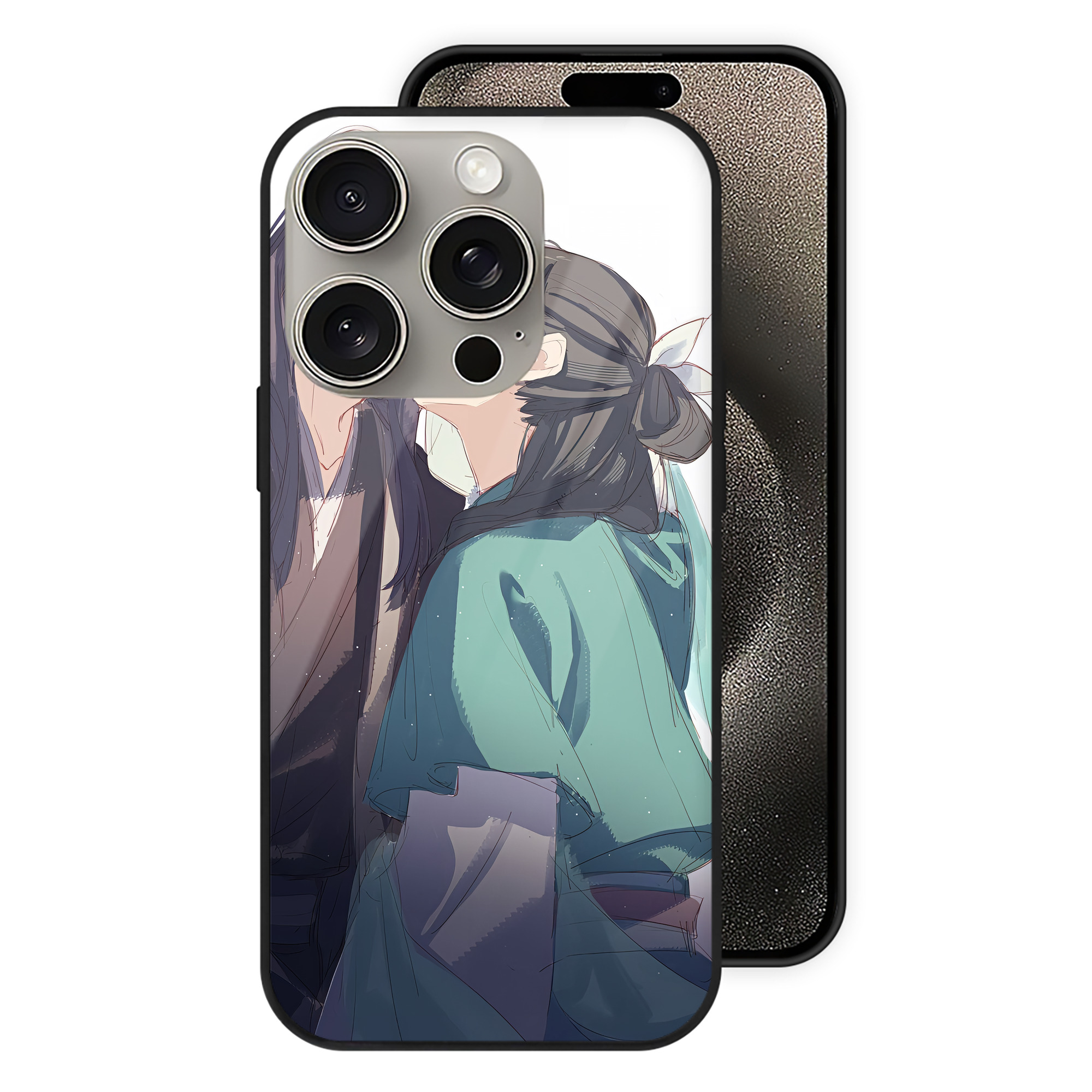 薬屋のひとりごと The Apothecary Diaries 【iPhone15Pro対応】スマホケース 耐衝撃＆黄変防止 背面ガラス