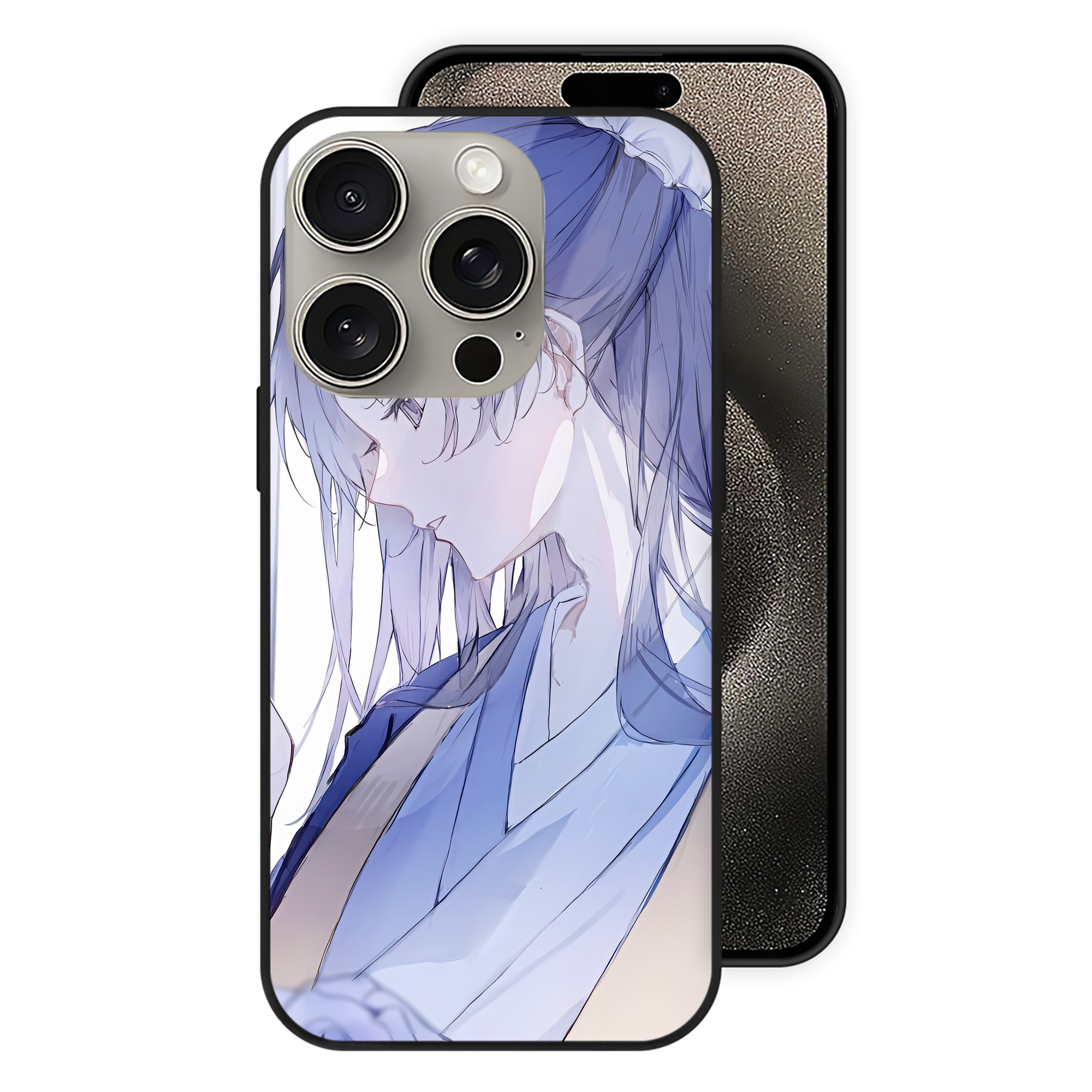 薬屋のひとりごと The Apothecary Diaries 【iPhone15Pro対応】スマホケース 耐衝撃＆黄変防止 背面ガラス