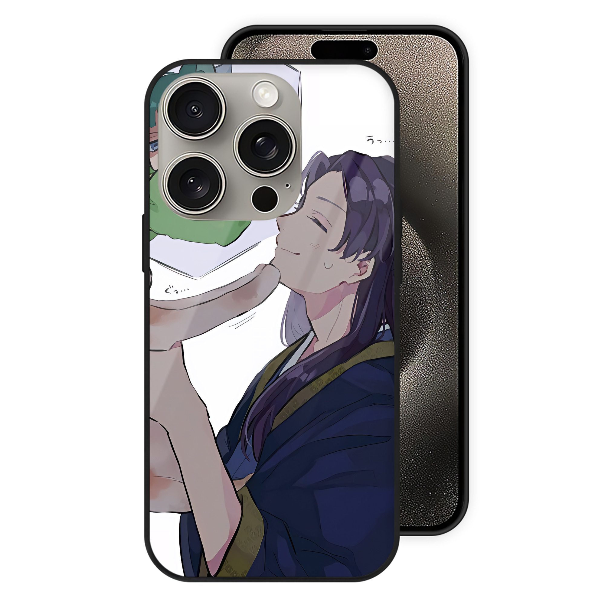 薬屋のひとりごと The Apothecary Diaries 【iPhone15Pro対応】スマホケース 耐衝撃＆黄変防止 背面ガラス