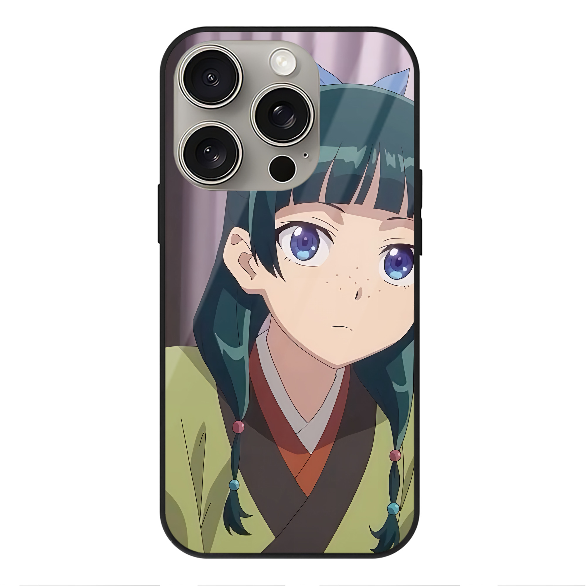 薬屋のひとりごと The Apothecary Diaries 【iPhone15Pro対応】スマホケース 耐衝撃＆黄変防止 背面ガラス