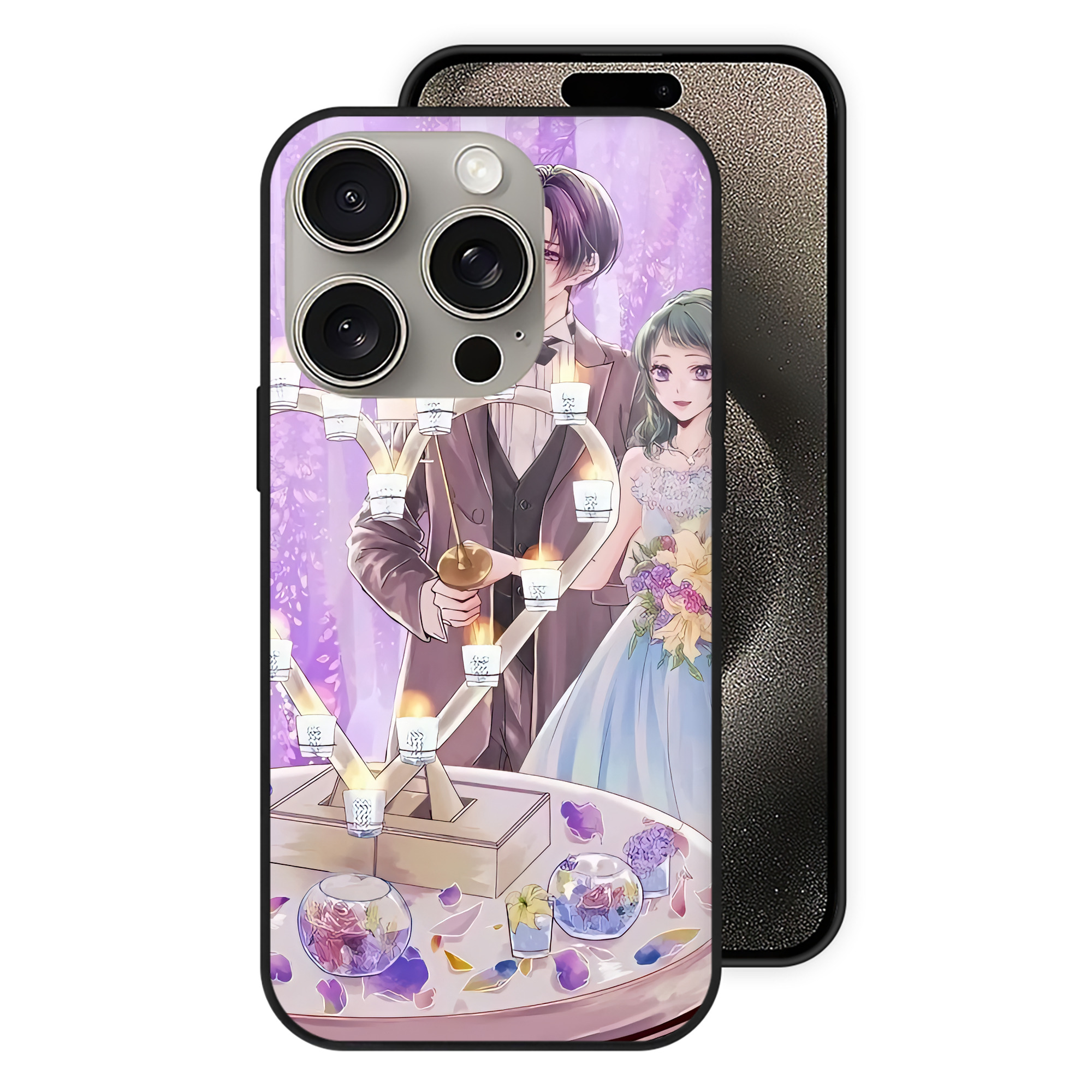 薬屋のひとりごと The Apothecary Diaries 【iPhone15Pro対応】スマホケース 耐衝撃＆黄変防止 背面ガラス