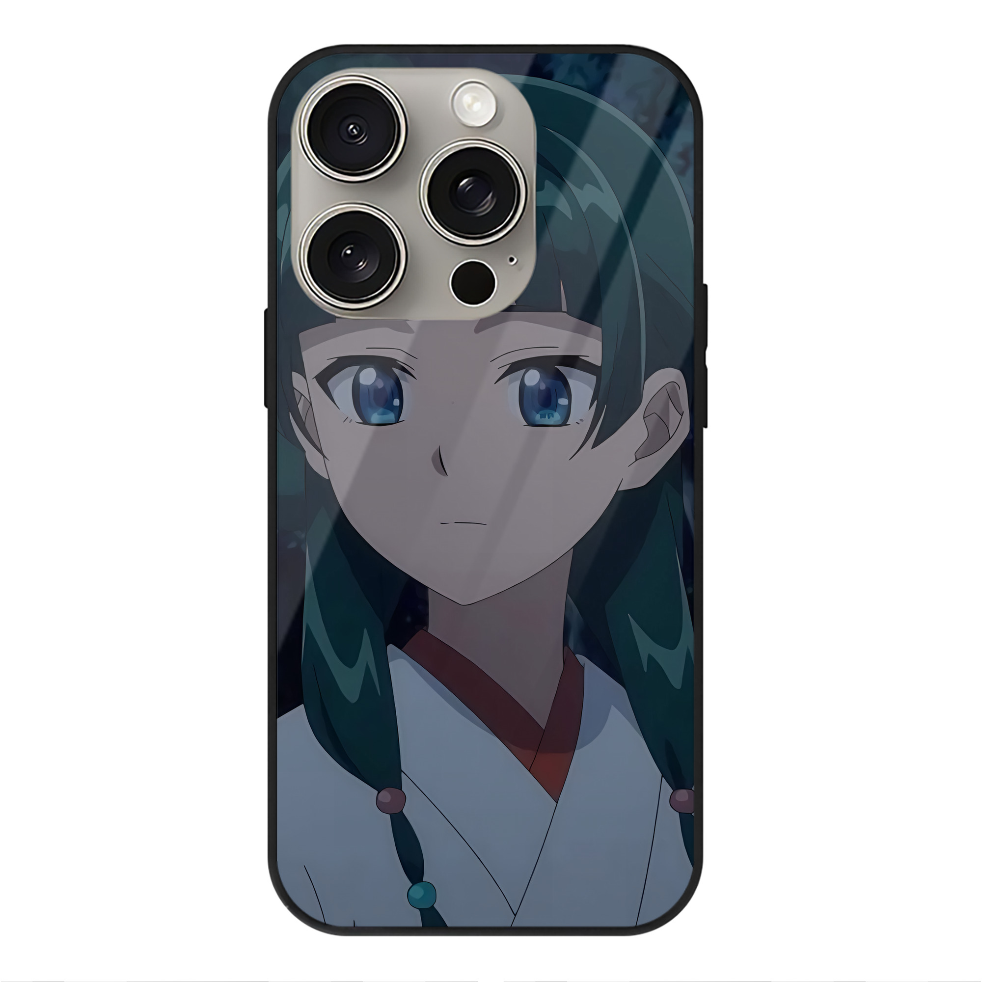 薬屋のひとりごと The Apothecary Diaries 【iPhone15Pro対応】スマホケース 耐衝撃＆黄変防止 背面ガラス