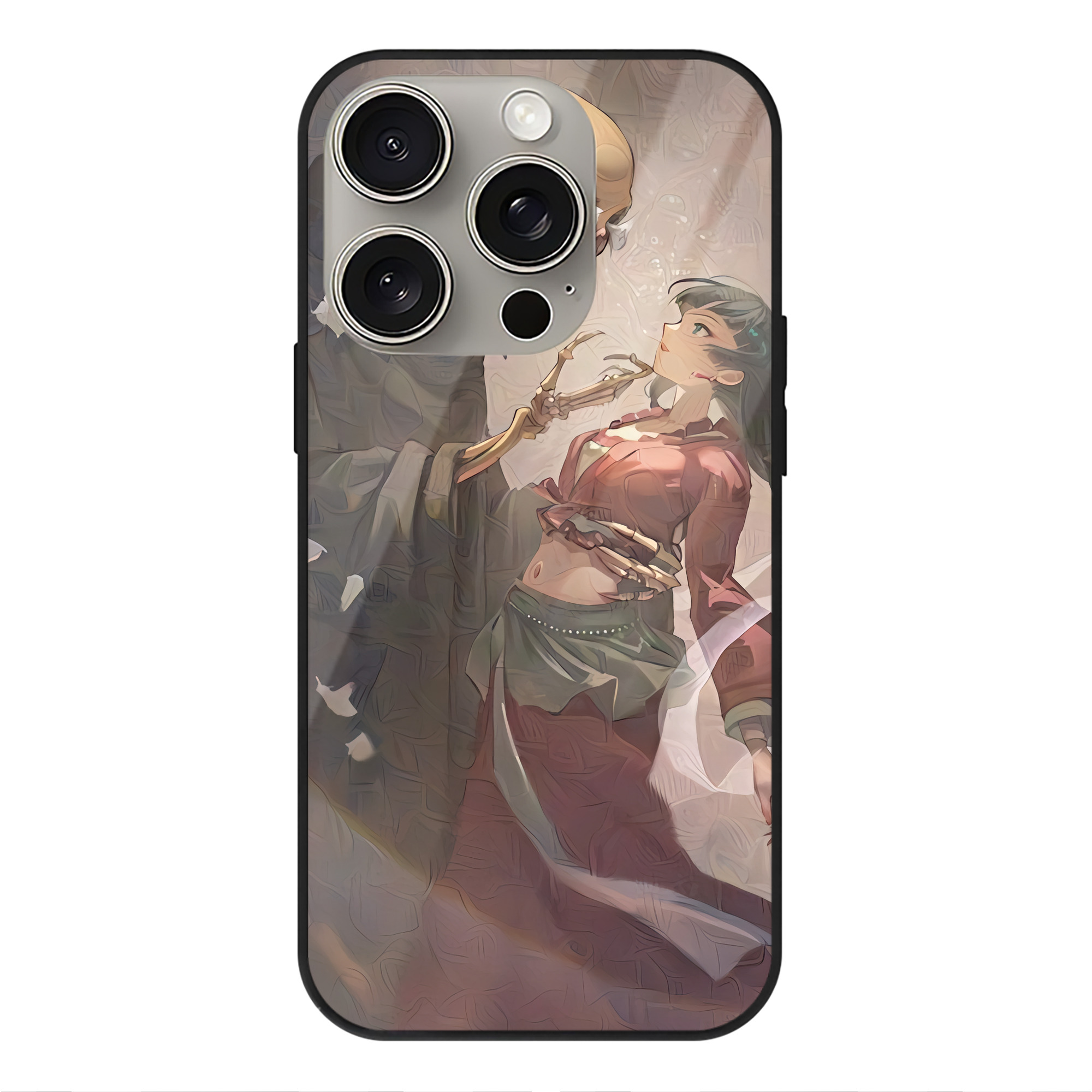 薬屋のひとりごと The Apothecary Diaries 【iPhone15Pro対応】スマホケース 耐衝撃＆黄変防止 背面ガラス