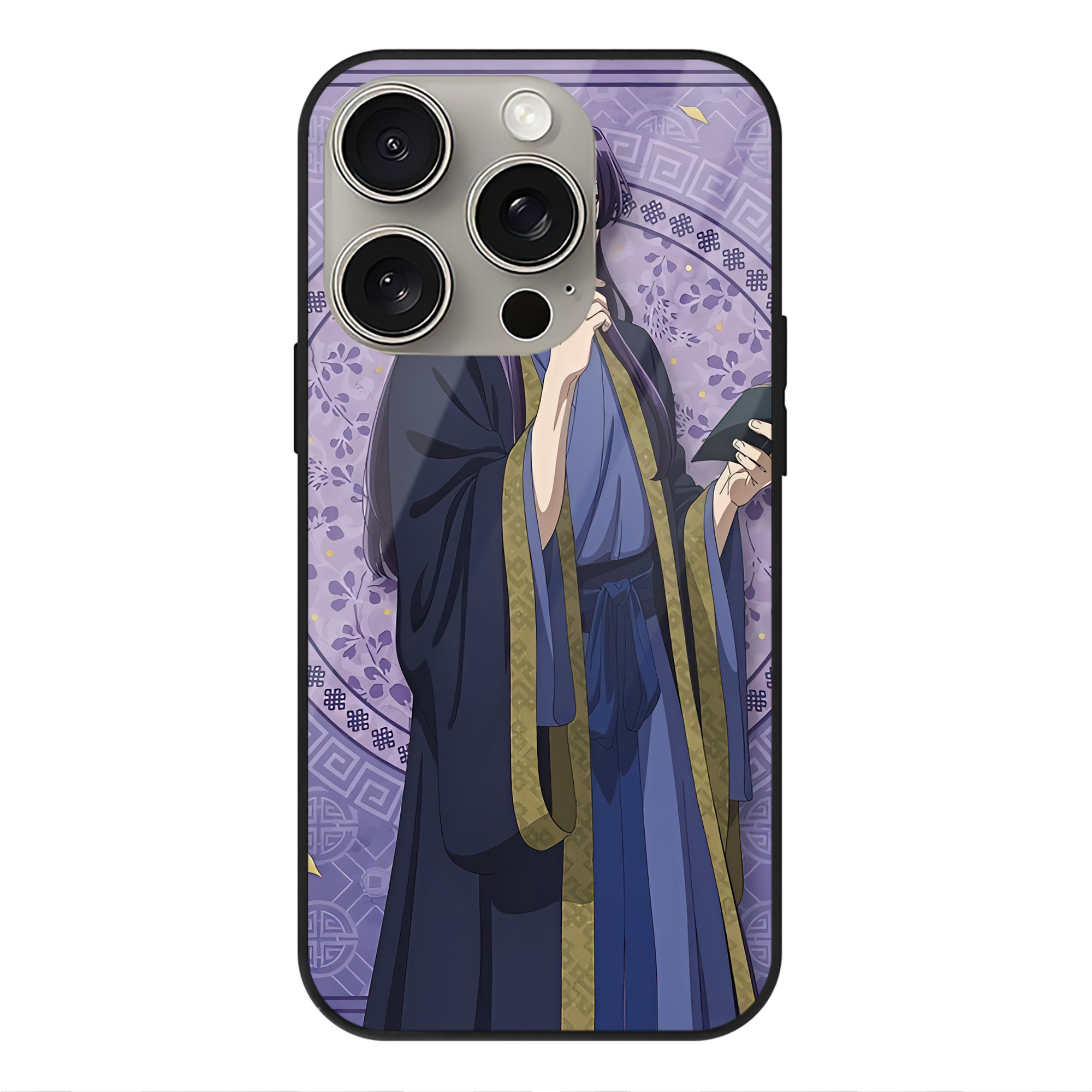 薬屋のひとりごと The Apothecary Diaries 【iPhone15Pro対応】スマホケース 耐衝撃＆黄変防止 背面ガラス