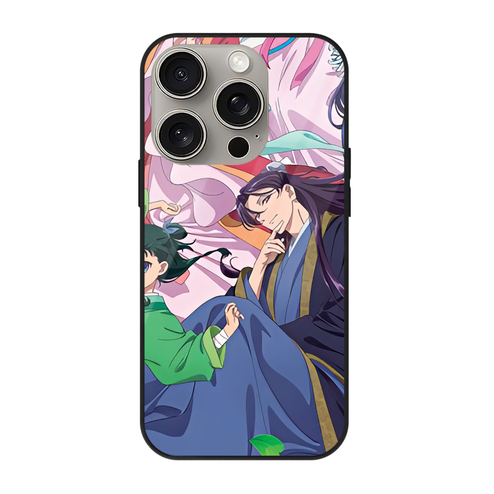 （画像用） 薬屋のひとりごと The Apothecary Diaries 【iPhone15Pro対応】スマホケース 耐衝撃＆黄変防止 背面ガラス