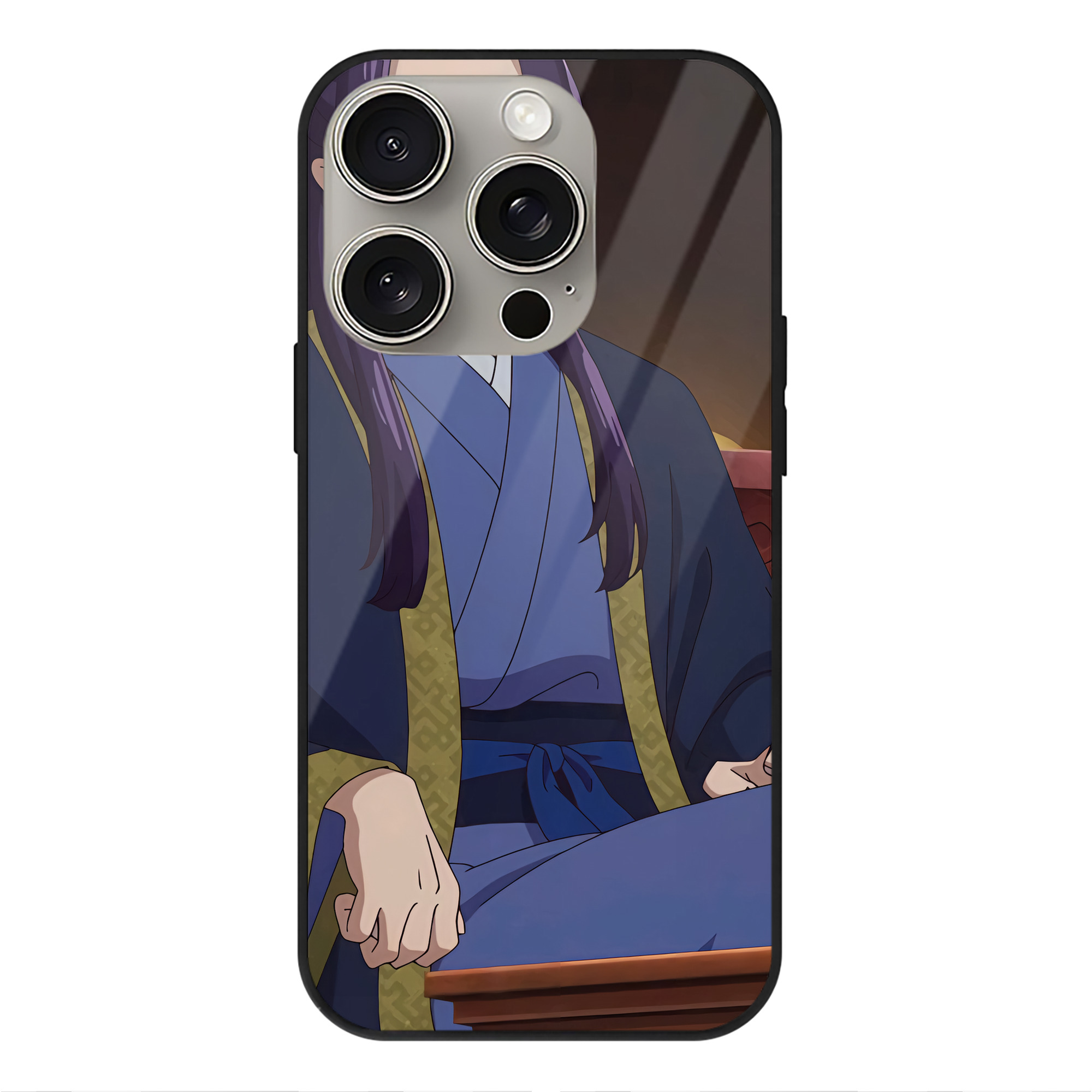 薬屋のひとりごと The Apothecary Diaries 【iPhone15Pro対応】スマホケース 耐衝撃＆黄変防止 背面ガラス