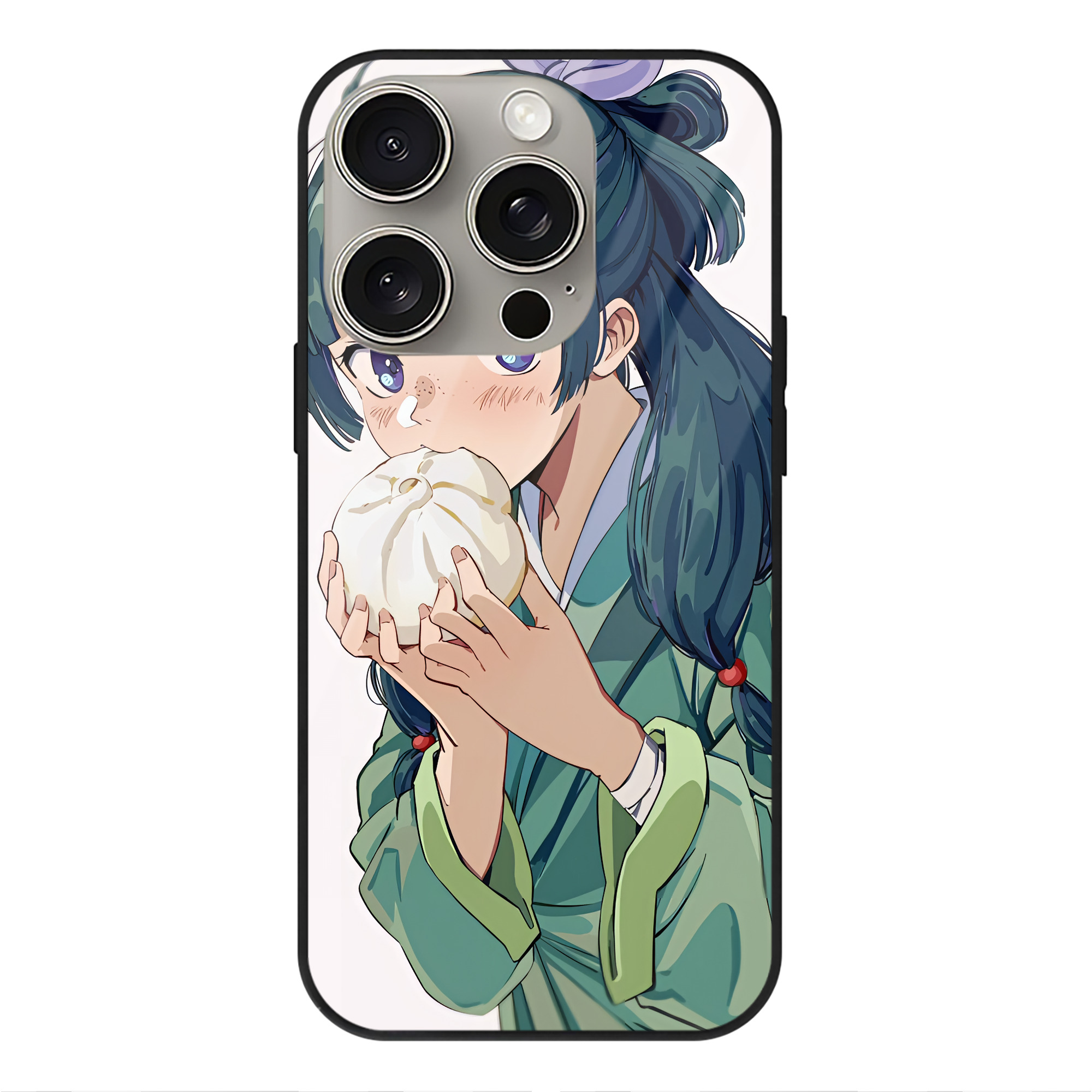 薬屋のひとりごと The Apothecary Diaries 【iPhone15Pro対応】スマホケース 耐衝撃＆黄変防止 背面ガラス