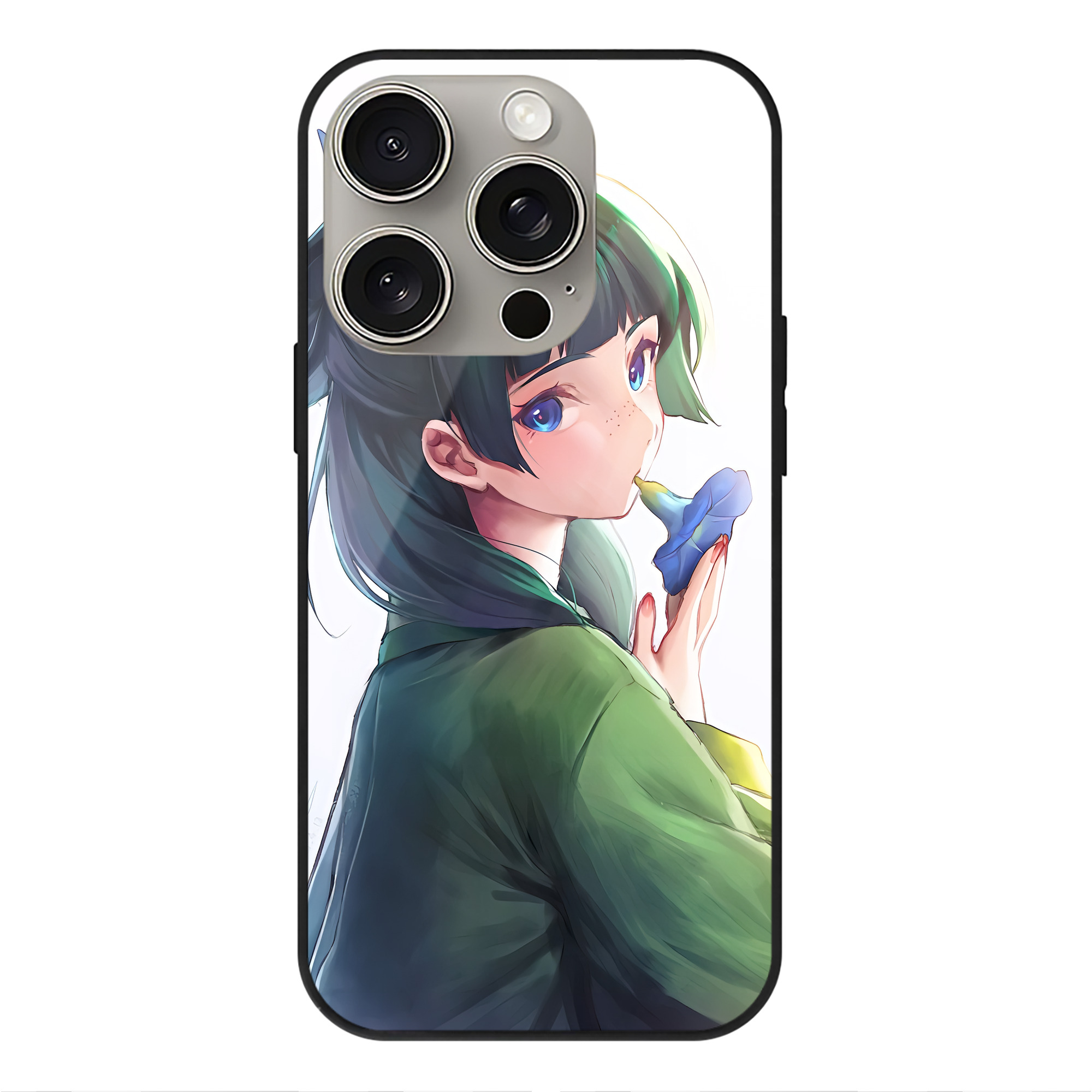 薬屋のひとりごと The Apothecary Diaries 【iPhone15Pro対応】スマホケース 耐衝撃＆黄変防止 背面ガラス