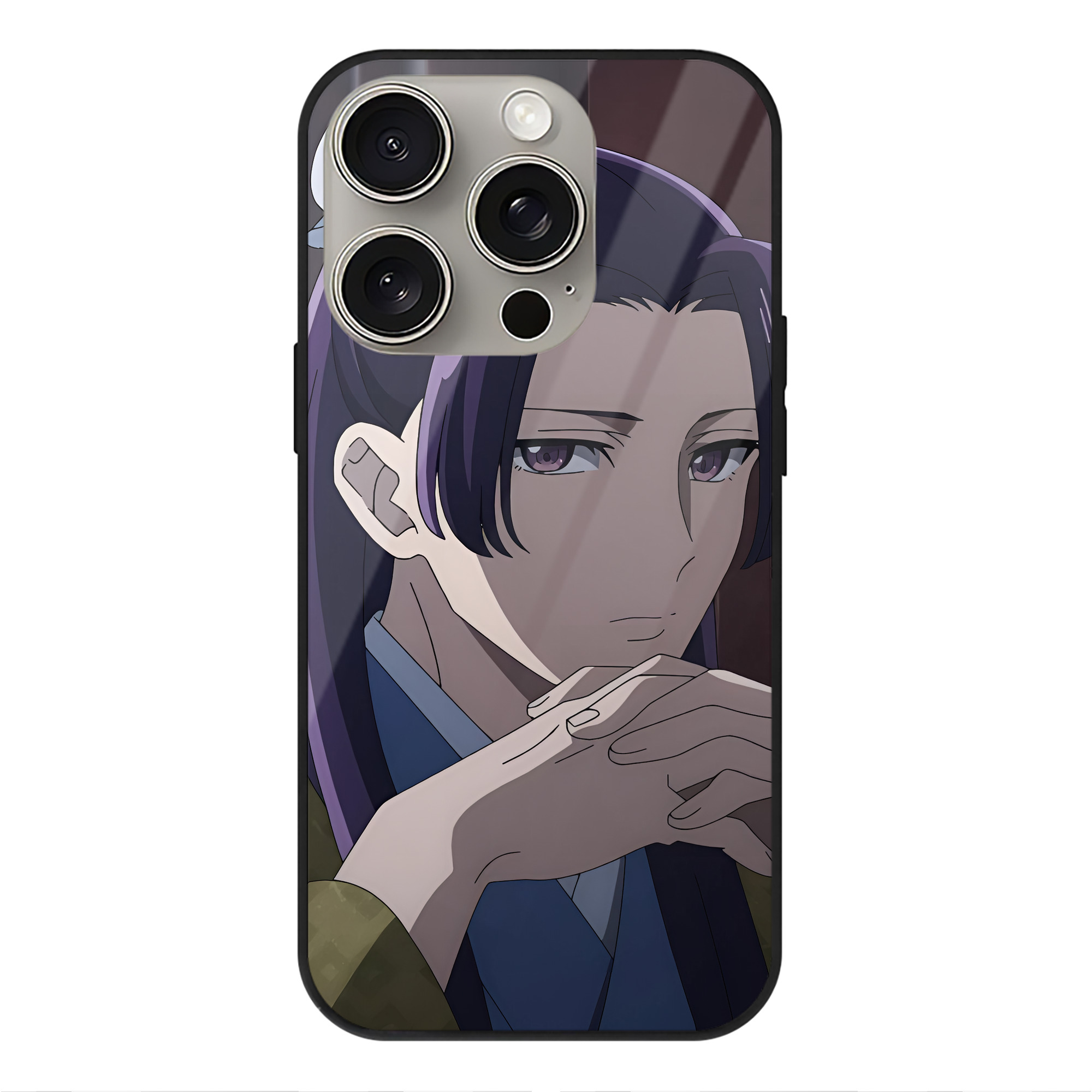 薬屋のひとりごと The Apothecary Diaries 【iPhone15Pro対応】スマホケース 耐衝撃＆黄変防止 背面ガラス