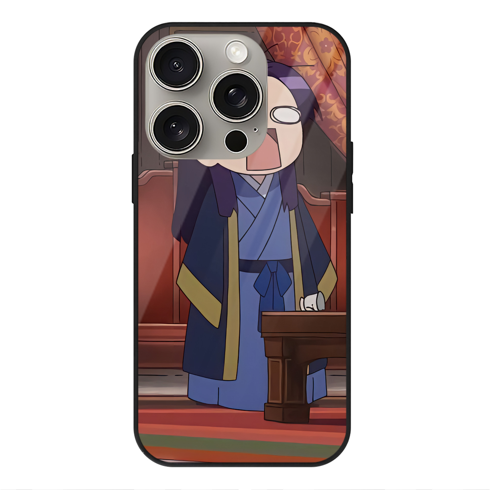 薬屋のひとりごと The Apothecary Diaries 【iPhone15Pro対応】スマホケース 耐衝撃＆黄変防止 背面ガラス
