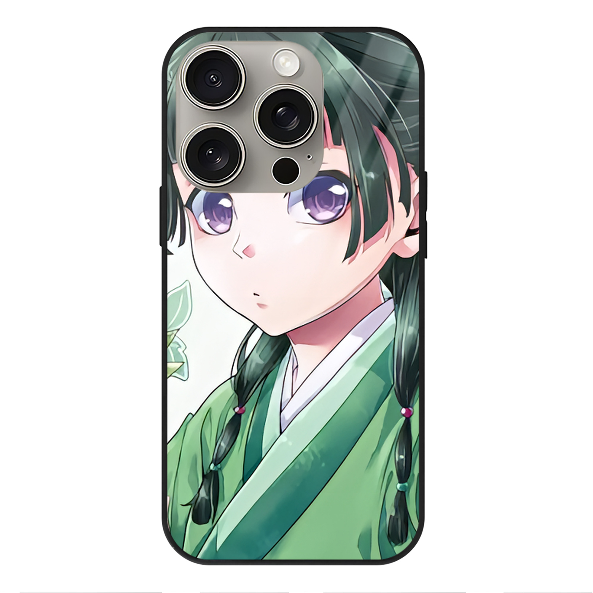 薬屋のひとりごと The Apothecary Diaries 【iPhone15Pro対応】スマホケース 耐衝撃＆黄変防止 背面ガラス