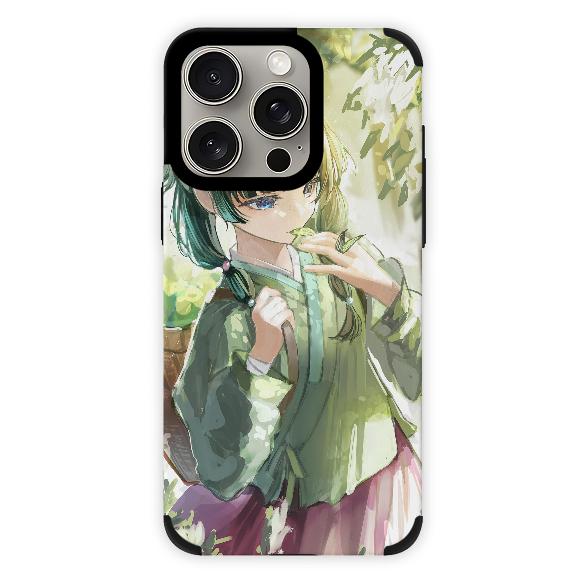 （画像用） 薬屋のひとりごと The Apothecary Diaries 【iPhone15ProMax対応】 PUレザー スマホケース 耐衝撃＆黄変防止