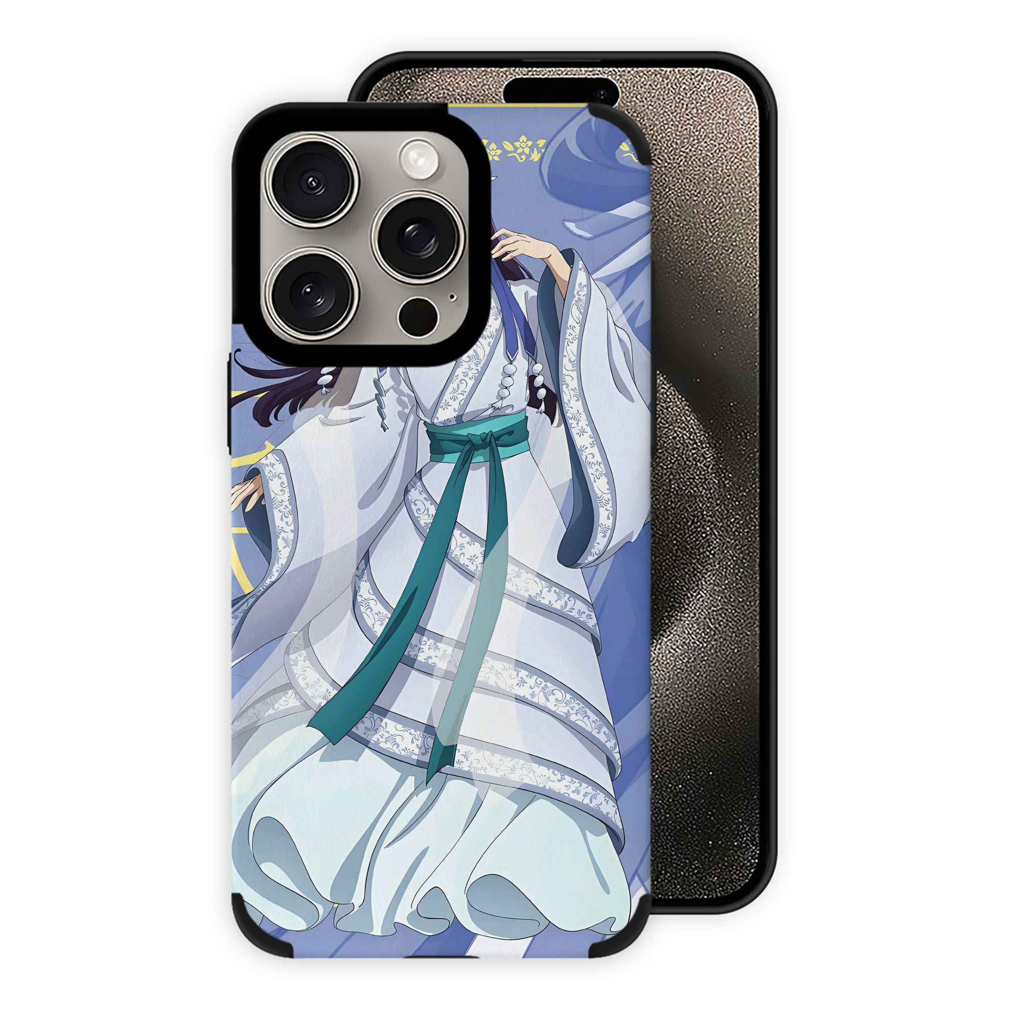 （画像用） 薬屋のひとりごと The Apothecary Diaries 【iPhone15ProMax対応】 PUレザー スマホケース 耐衝撃＆黄変防止