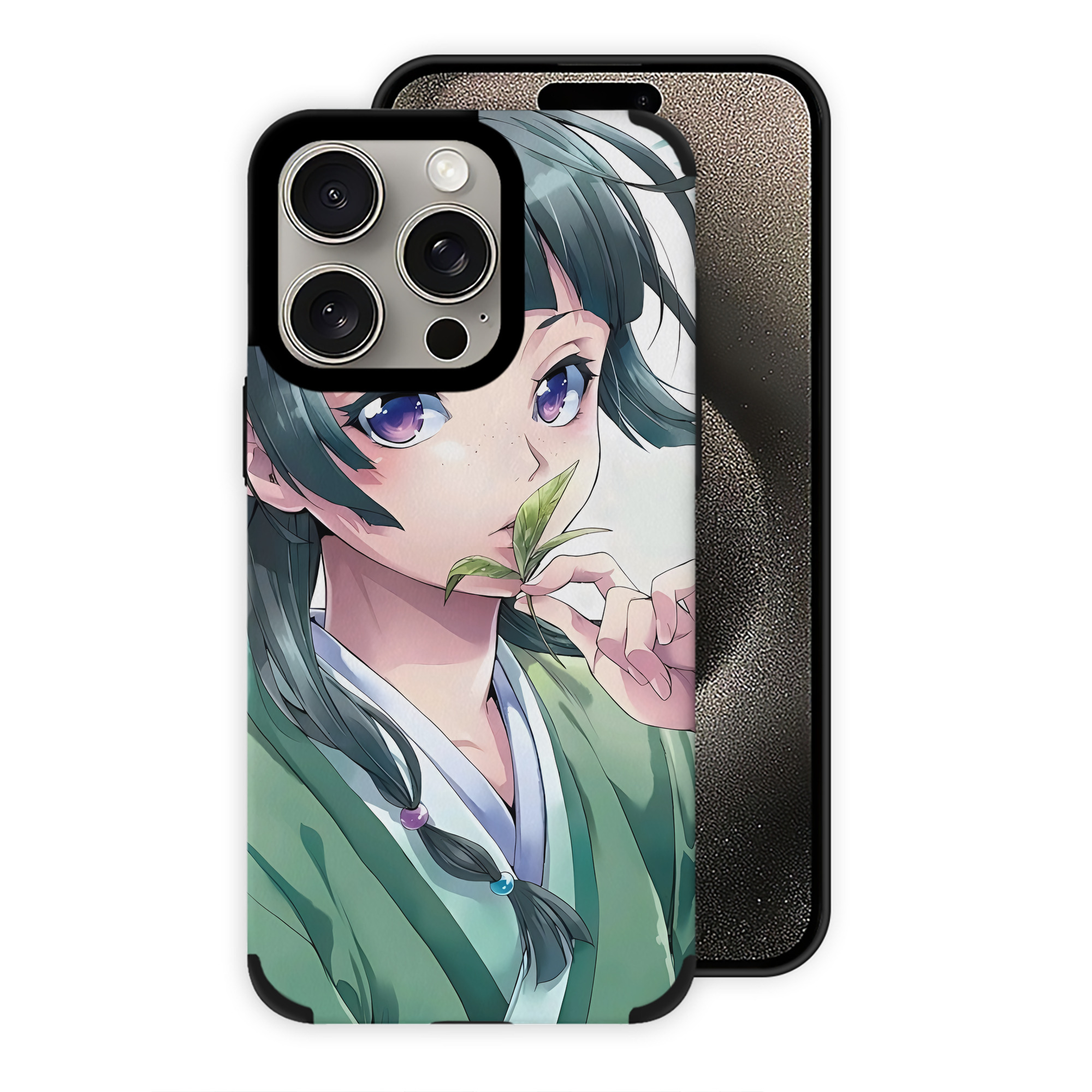 （画像用） 薬屋のひとりごと The Apothecary Diaries 【iPhone15ProMax対応】 PUレザー スマホケース 耐衝撃＆黄変防止
