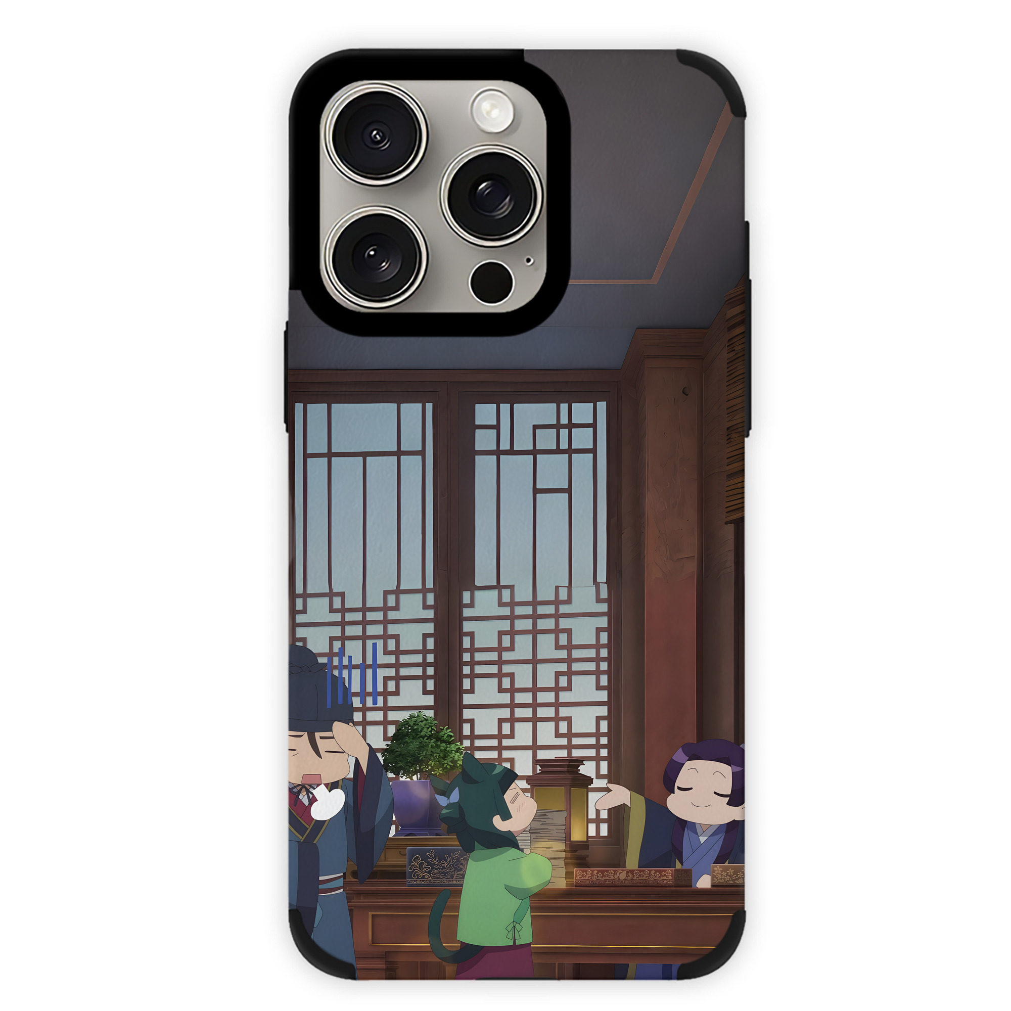 （画像用） 薬屋のひとりごと The Apothecary Diaries 【iPhone15ProMax対応】 PUレザー スマホケース 耐衝撃＆黄変防止