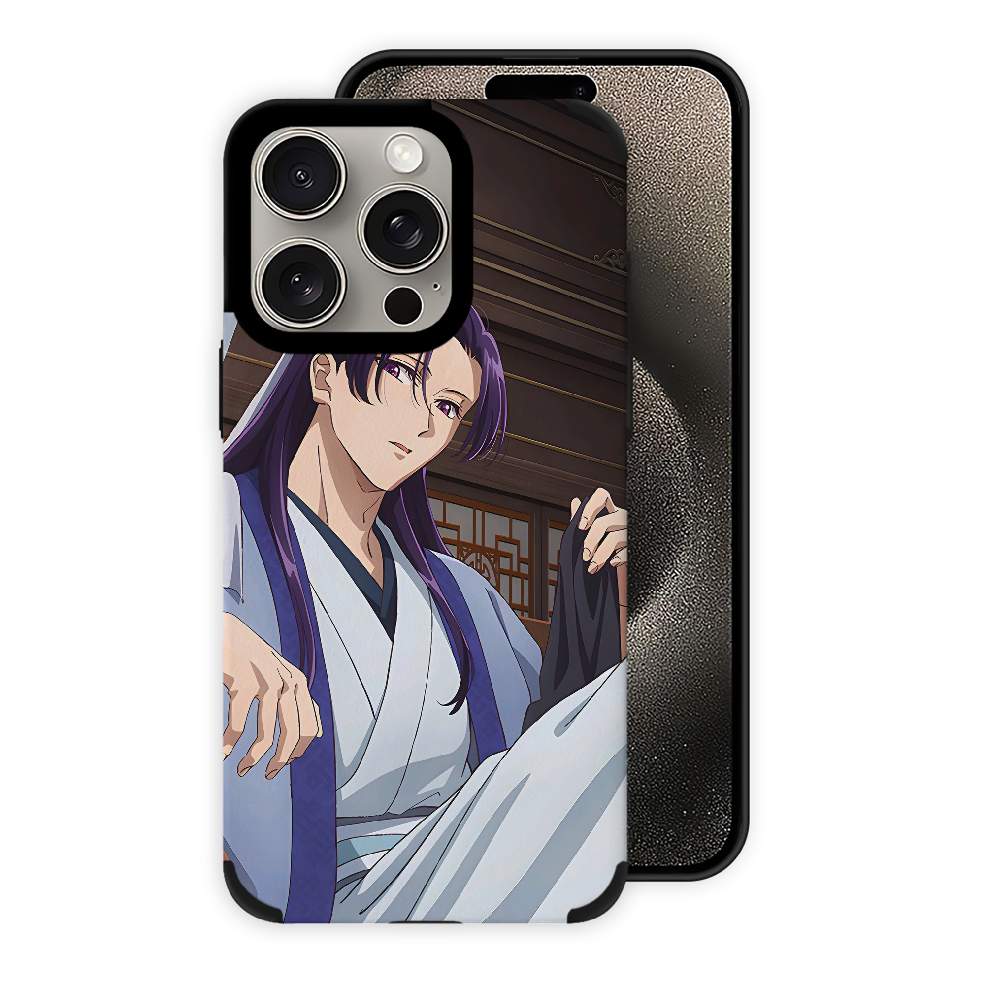 （画像用） 薬屋のひとりごと The Apothecary Diaries 【iPhone15ProMax対応】 PUレザー スマホケース 耐衝撃＆黄変防止