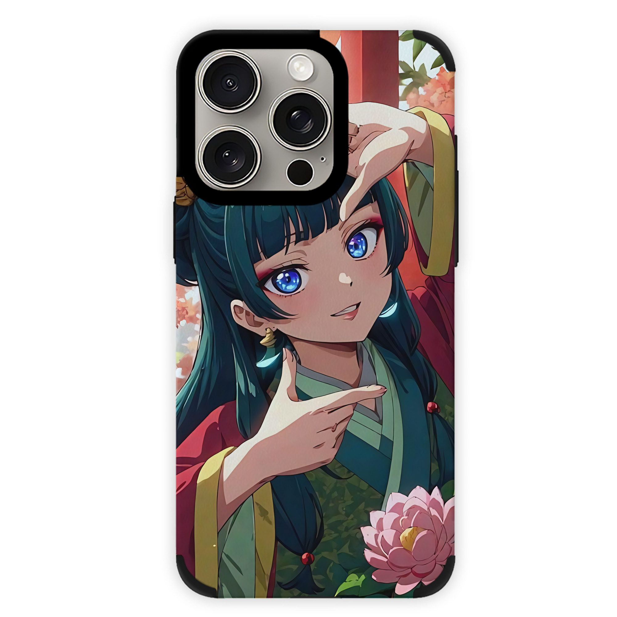 （画像用） 薬屋のひとりごと The Apothecary Diaries 【iPhone15ProMax対応】 PUレザー スマホケース 耐衝撃＆黄変防止