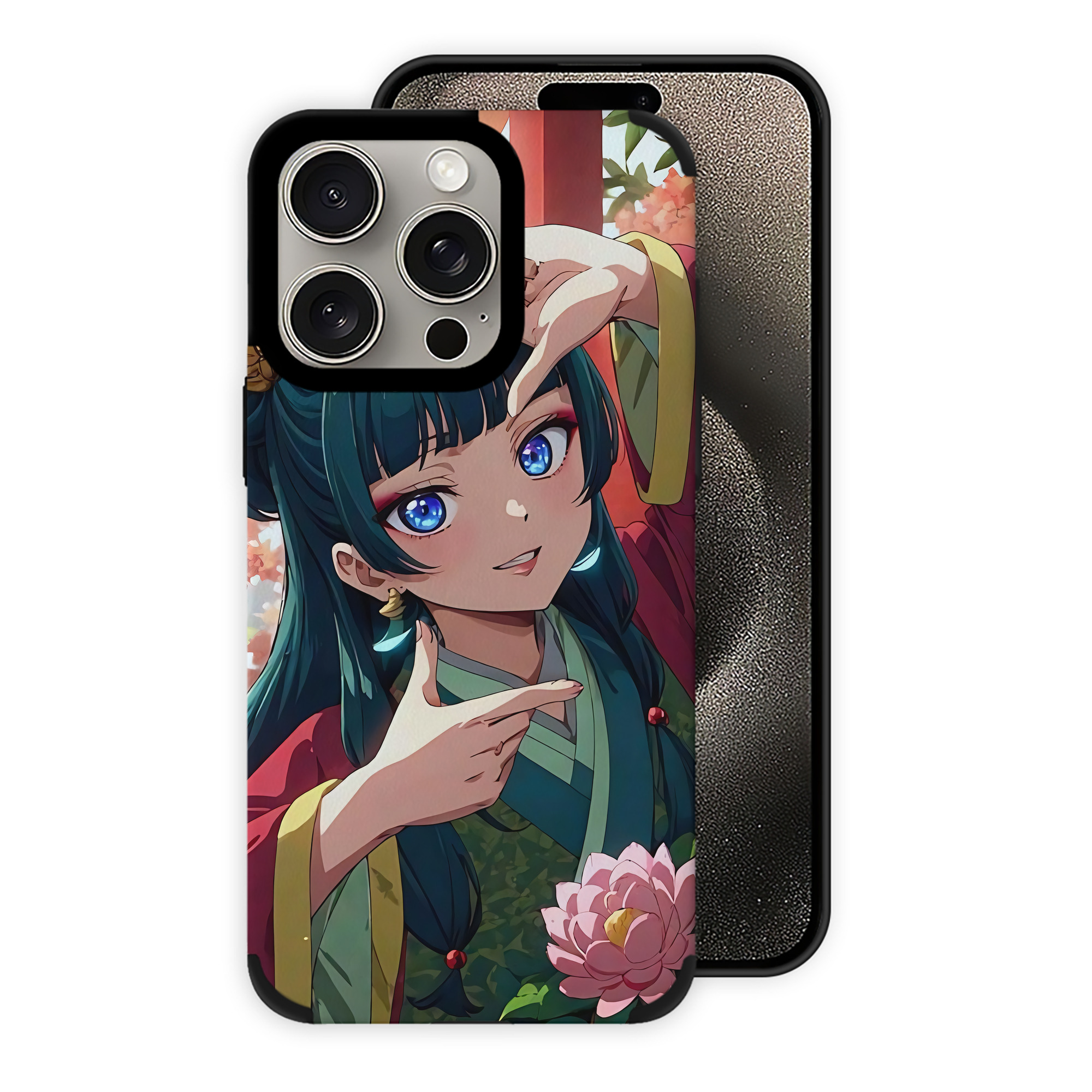 （画像用） 薬屋のひとりごと The Apothecary Diaries 【iPhone15ProMax対応】 PUレザー スマホケース 耐衝撃＆黄変防止