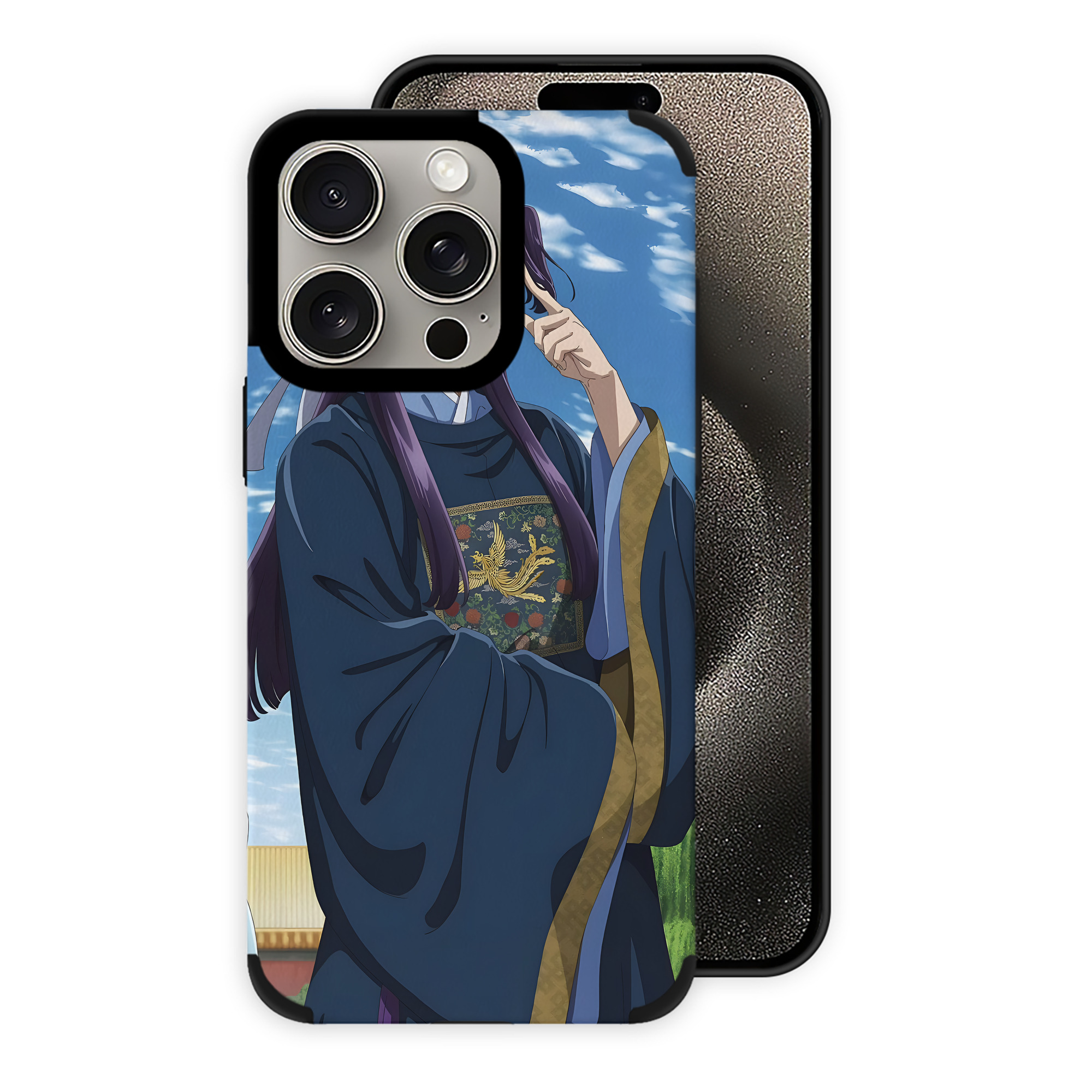 薬屋のひとりごと The Apothecary Diaries 【iPhone15ProMax対応】 PUレザー スマホケース 耐衝撃＆黄変防止