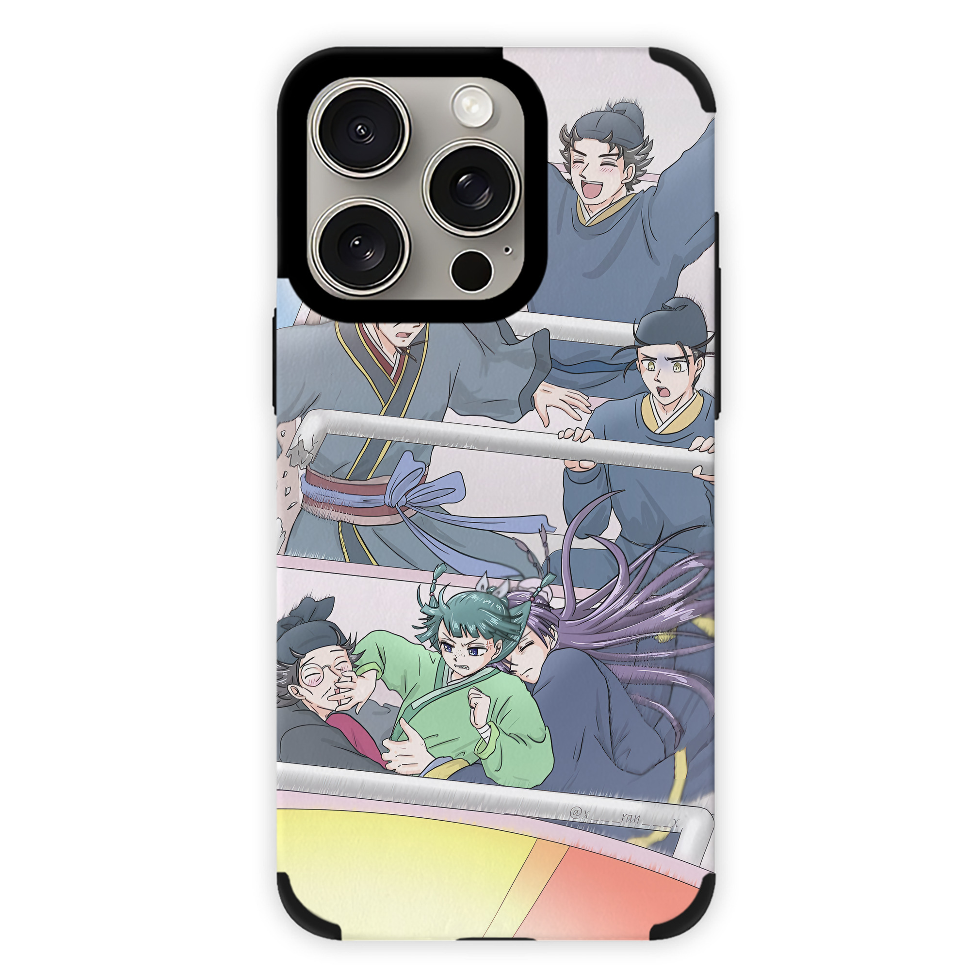 （画像用） 薬屋のひとりごと The Apothecary Diaries 【iPhone15ProMax対応】 PUレザー スマホケース 耐衝撃＆黄変防止
