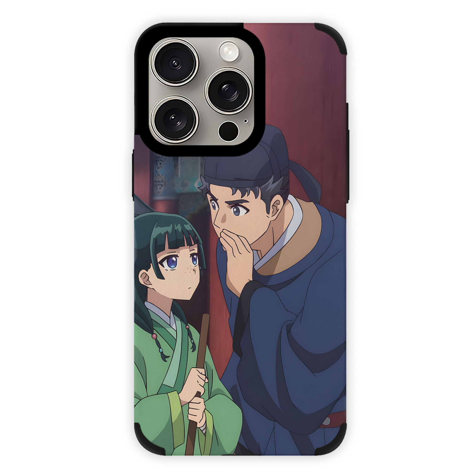 薬屋のひとりごと The Apothecary Diaries 【iPhone15ProMax対応】 PUレザー スマホケース 耐衝撃＆黄変防止
