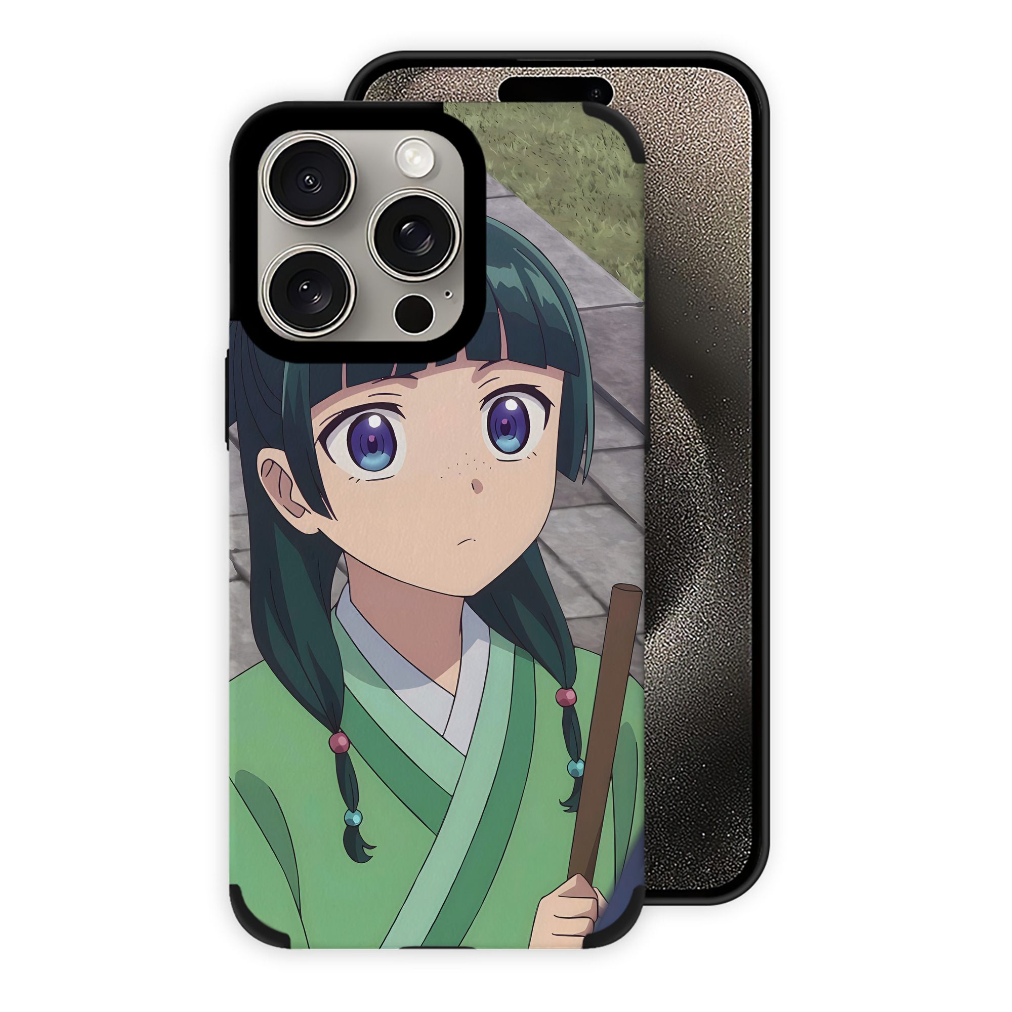薬屋のひとりごと The Apothecary Diaries 【iPhone15ProMax対応】 PUレザー スマホケース 耐衝撃＆黄変防止