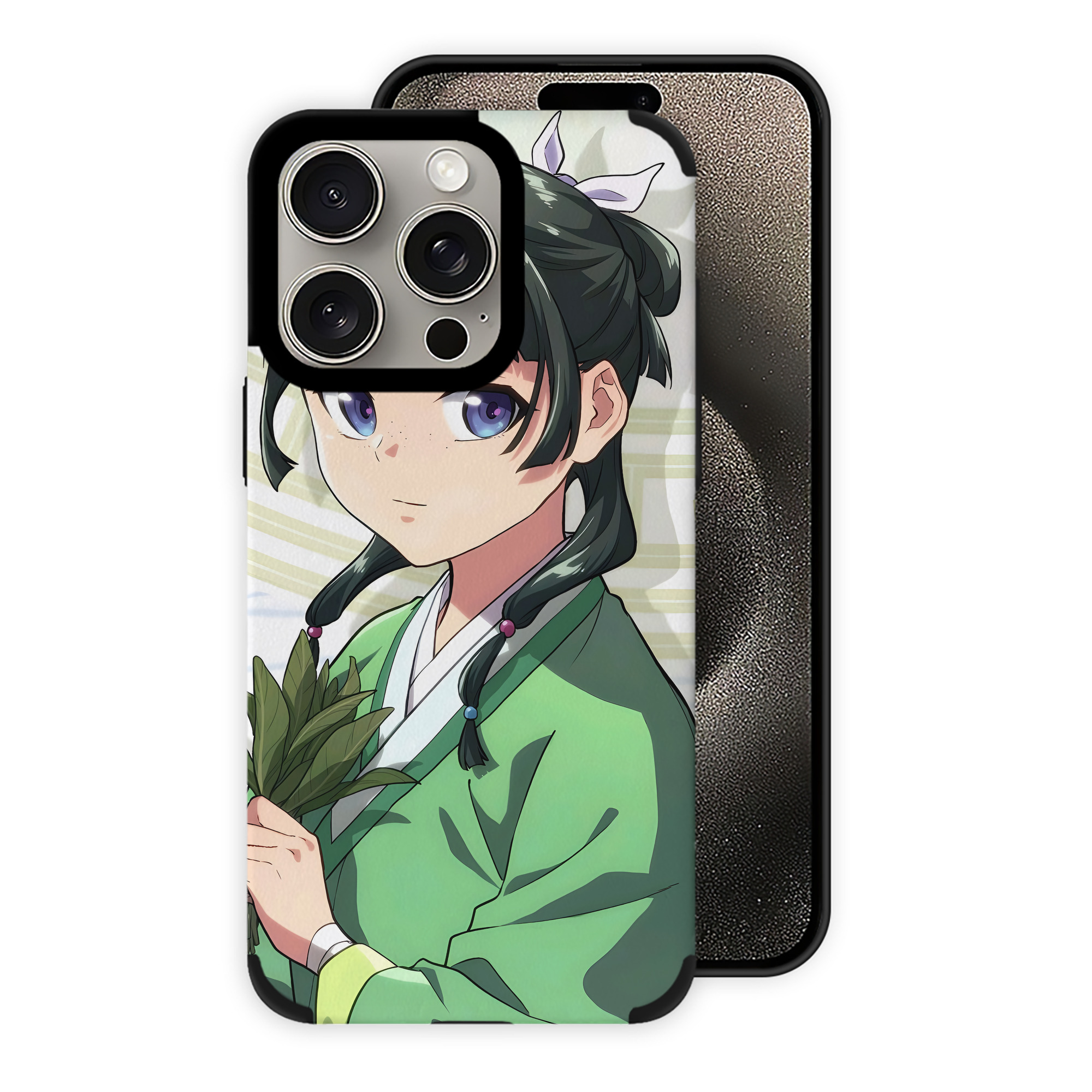 薬屋のひとりごと The Apothecary Diaries 【iPhone15ProMax対応】 PUレザー スマホケース 耐衝撃＆黄変防止